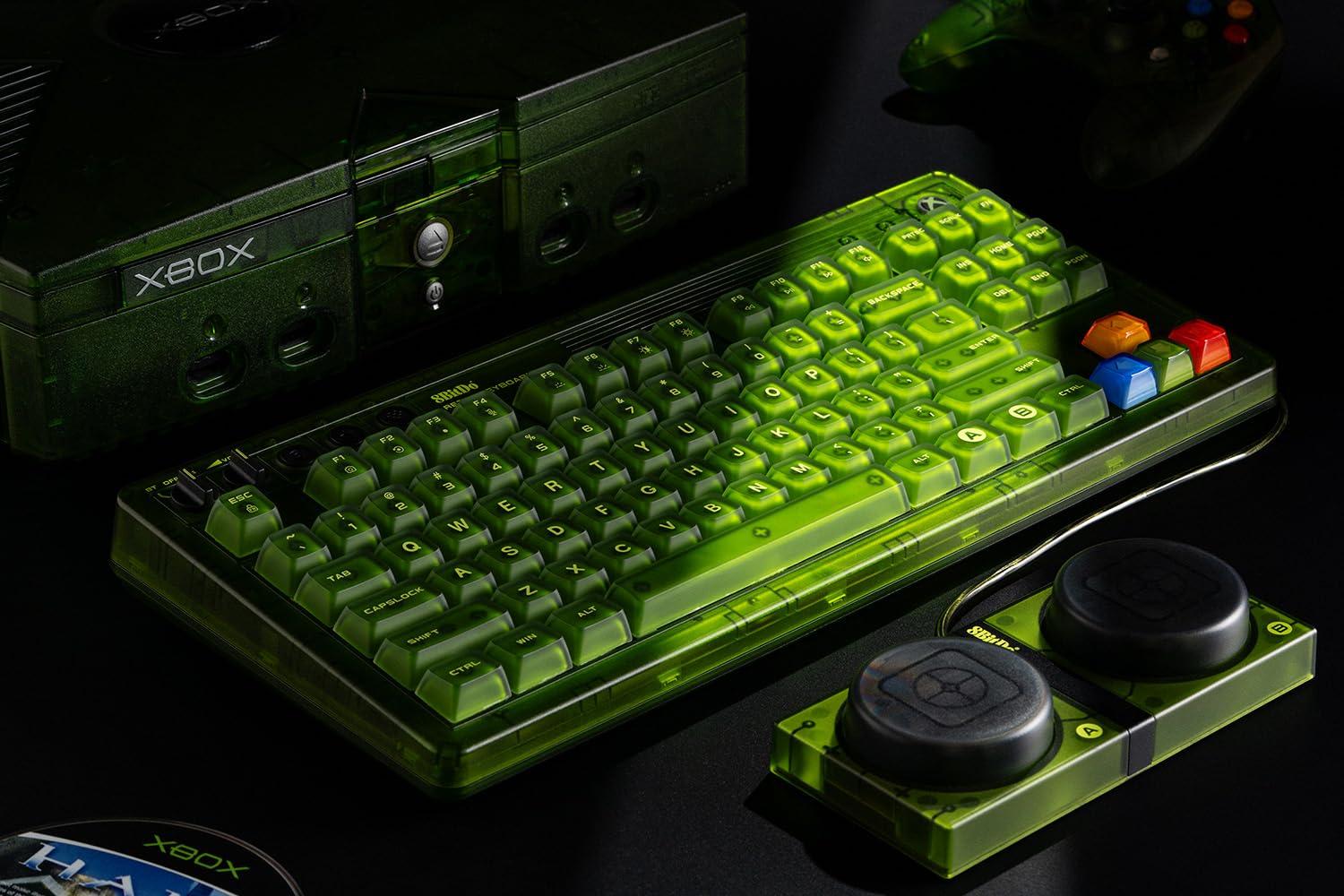 8BitDo Retro 87 Mechanical Keyboard with RGB Backlight, Bluetooth/2.4G/USB-C Hot Swappable Wireless Gaming Keyboard for Windows and Android - Xbox Edition (Officially Licensed) - Image 7