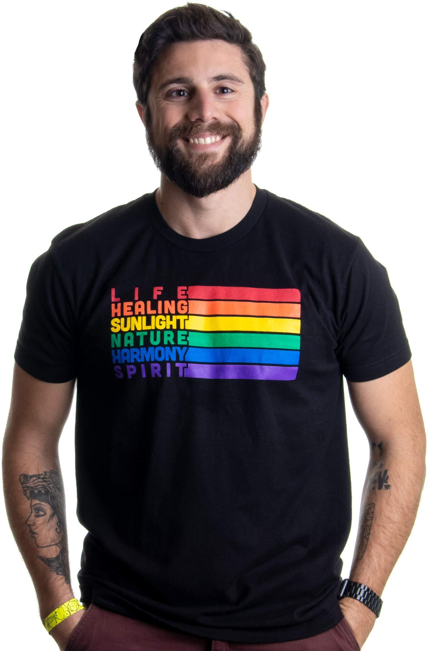 Pride Flag Meaning | Lesbian Gay Bisexual Transgender LGBTQ Men Women T-Shirt - Image 2