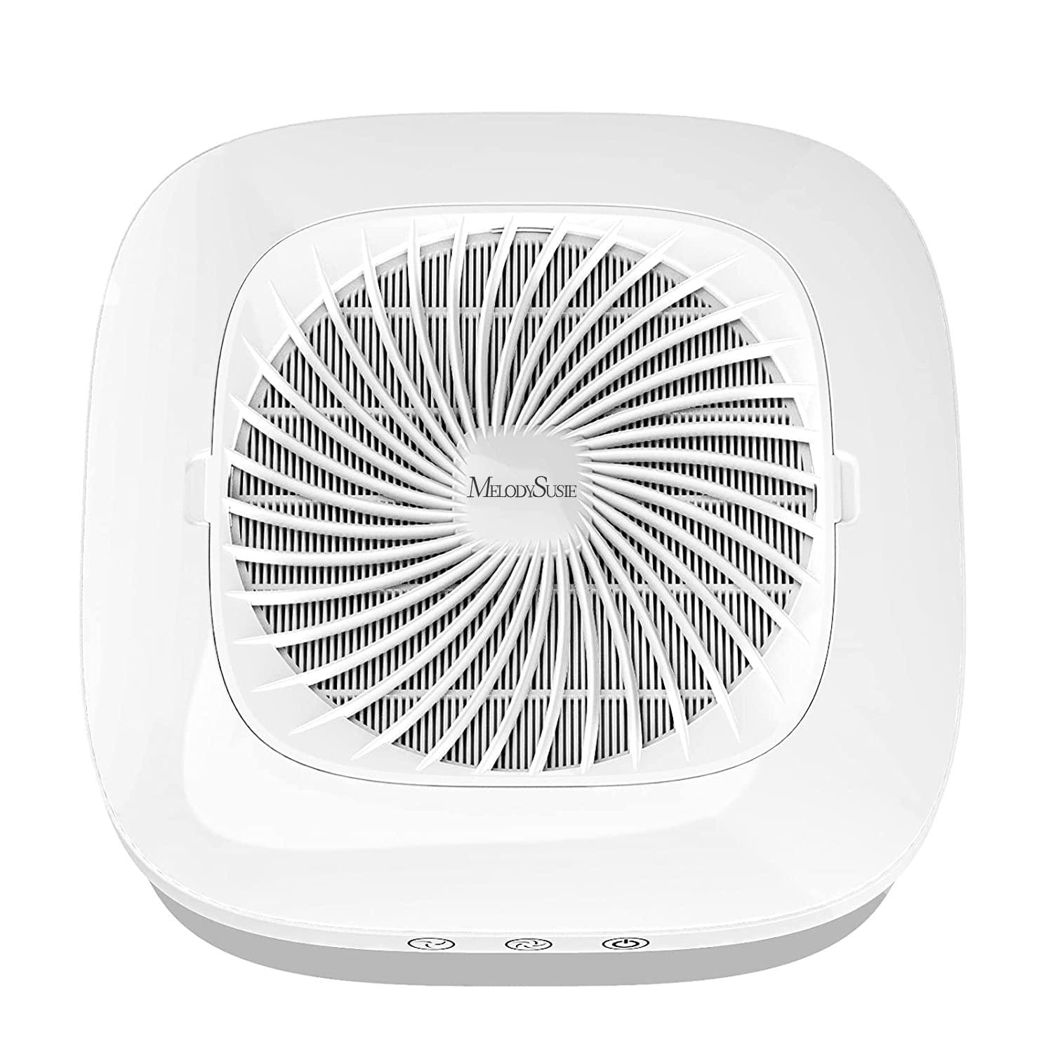 MelodySusie Nail Dust Collector with Reusable Filter, Powerful Vacuum Fan, Low Noise, Nail Salon - Image 1