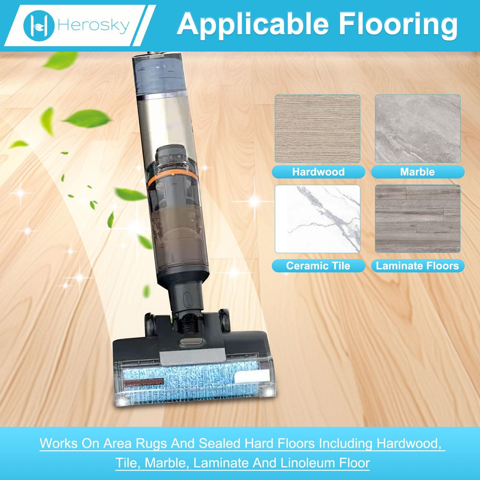 WD161 Roller and Filter For Shark HydroVac MessMaster Wet Dry Vacuum Cleaner WD161 WD261 AW261 (2 Brush 4 Foam Filter Kit) - Image 6