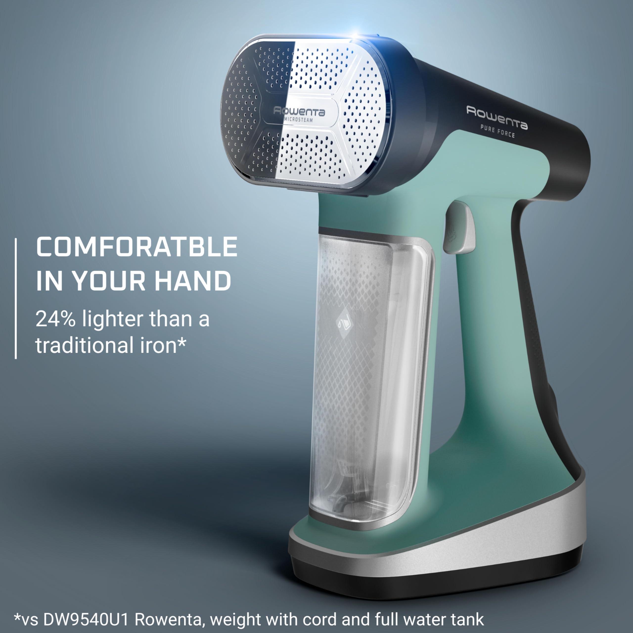 Rowenta Handheld Steamer for Clothes, Pure Force 2in1 Steamer & Iron, 1875W, Vertical/Horizonal Steaming & Ironing, Lightweight, Auto-off, XL power, 1875 Watts, DR8822 - Image 9