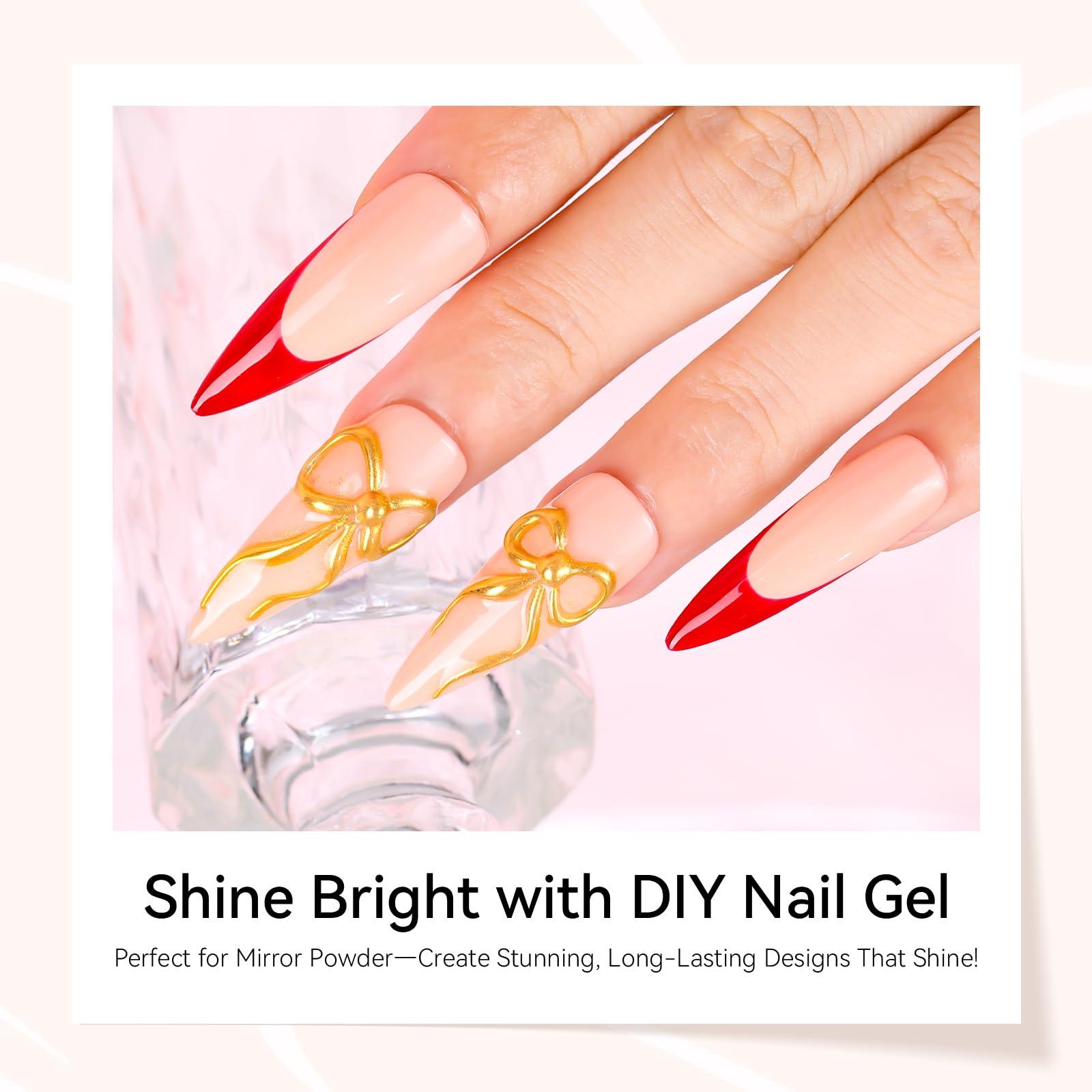 Makartt 3D Nail Gel Nail Art - Sculpting Gel Nail Glue 15g No Wipe Clear Gel Polish for Nail Designs DIY Nail Art for Drawing, Molding, Sculpture and Decoration - Image 5