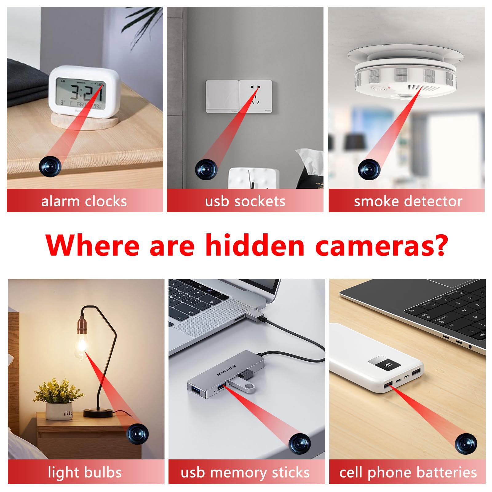 OJR Mini Hidden Camera Detector - Camera Finder and Spy Cam Detection Device - Detects Wireless and Wired Cameras for Privacy Protection - Image 5