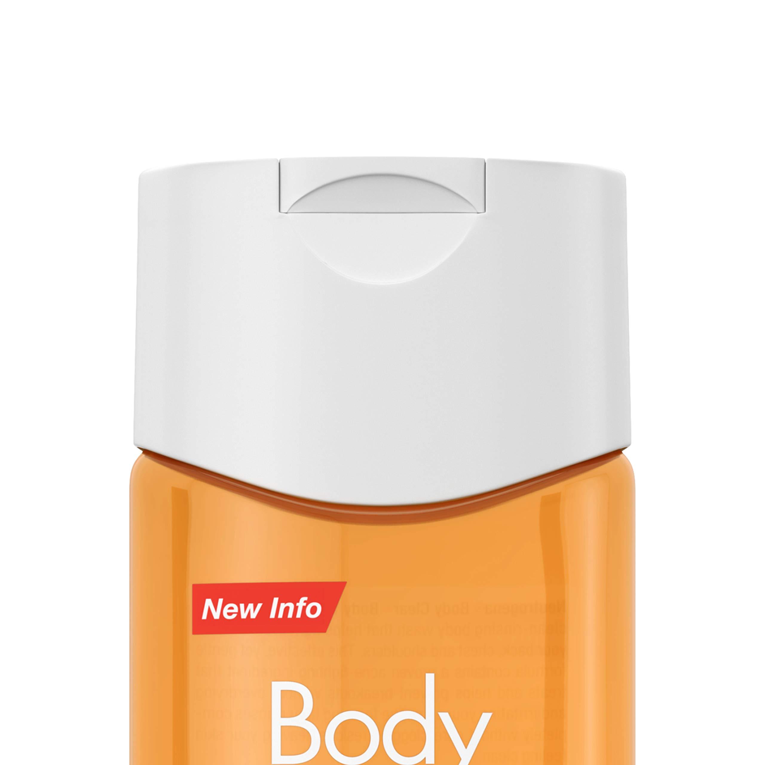 Neutrogena Body Clear Acne Body Wash with Glycerin & 2% Salicylic Acid Acne Medication, Oil-Free Acne Wash for Breakouts on Back, Chest & Shoulders, Non-Comedogenic, 8.5 fl. Oz, 3 Pack - Image 6