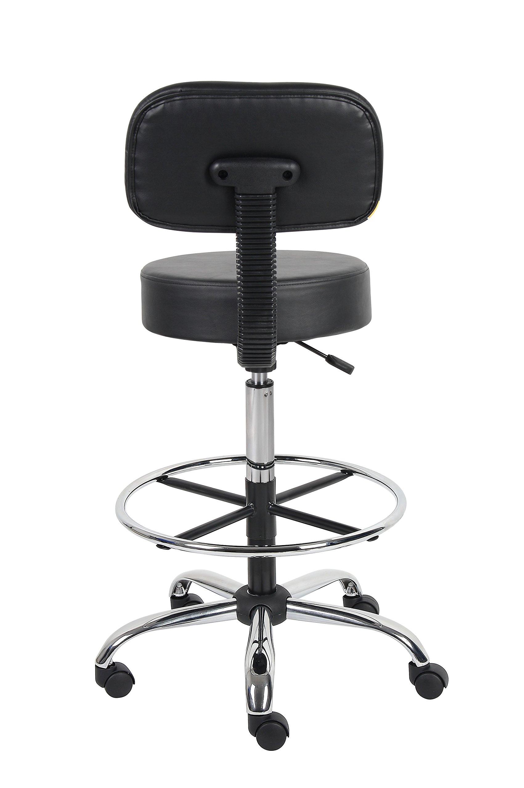 Boss Office Products Medical Stool, Black - Image 6