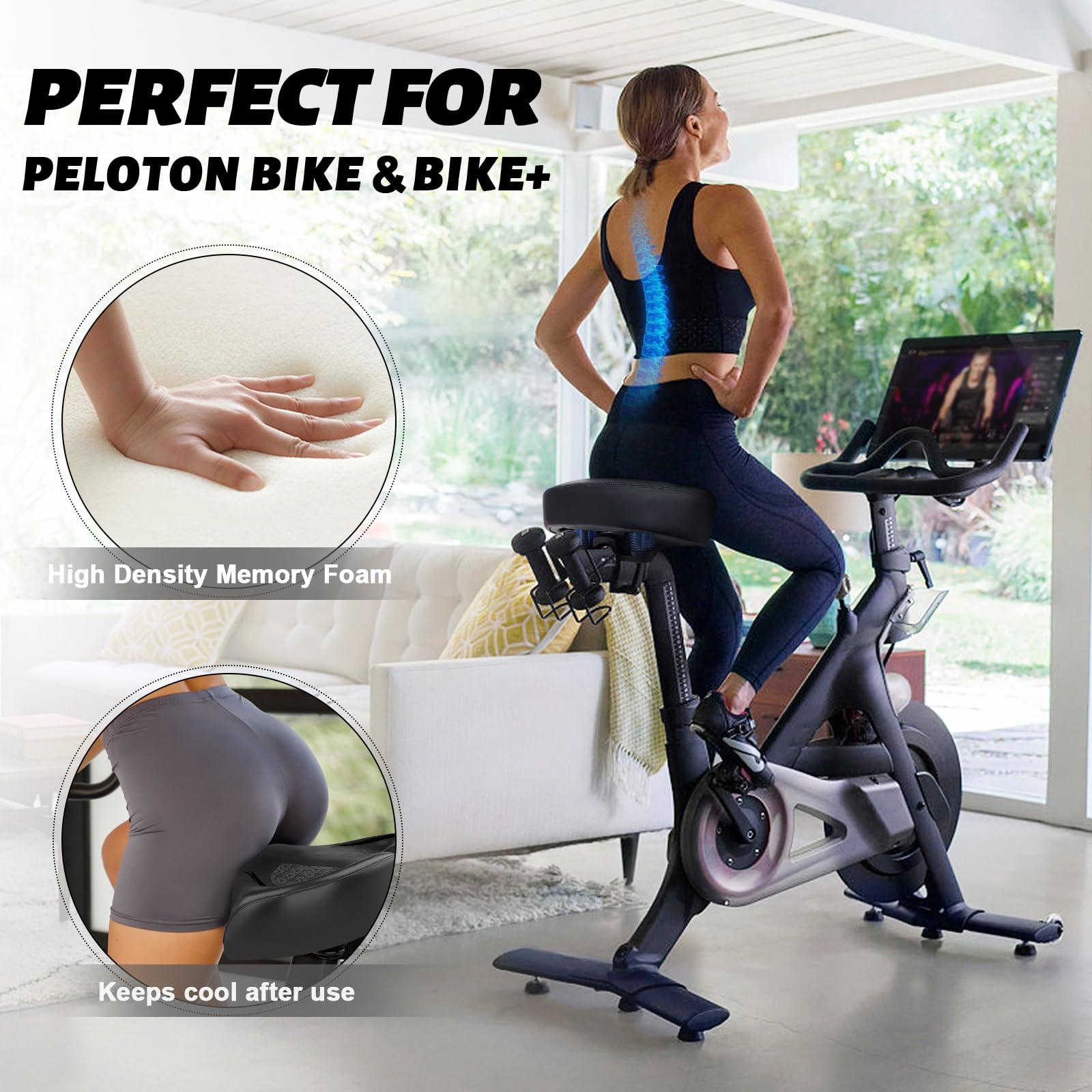 2024 New Noseless Bike Seat Cushion for Men & Women - Extra Padding & Comfort Wide Bicycle Seat, Oversized Comfortable Saddle for Peloton Bikes, Exercise Bikes, Electric Bikes, Cruiser Bikes - Image 5