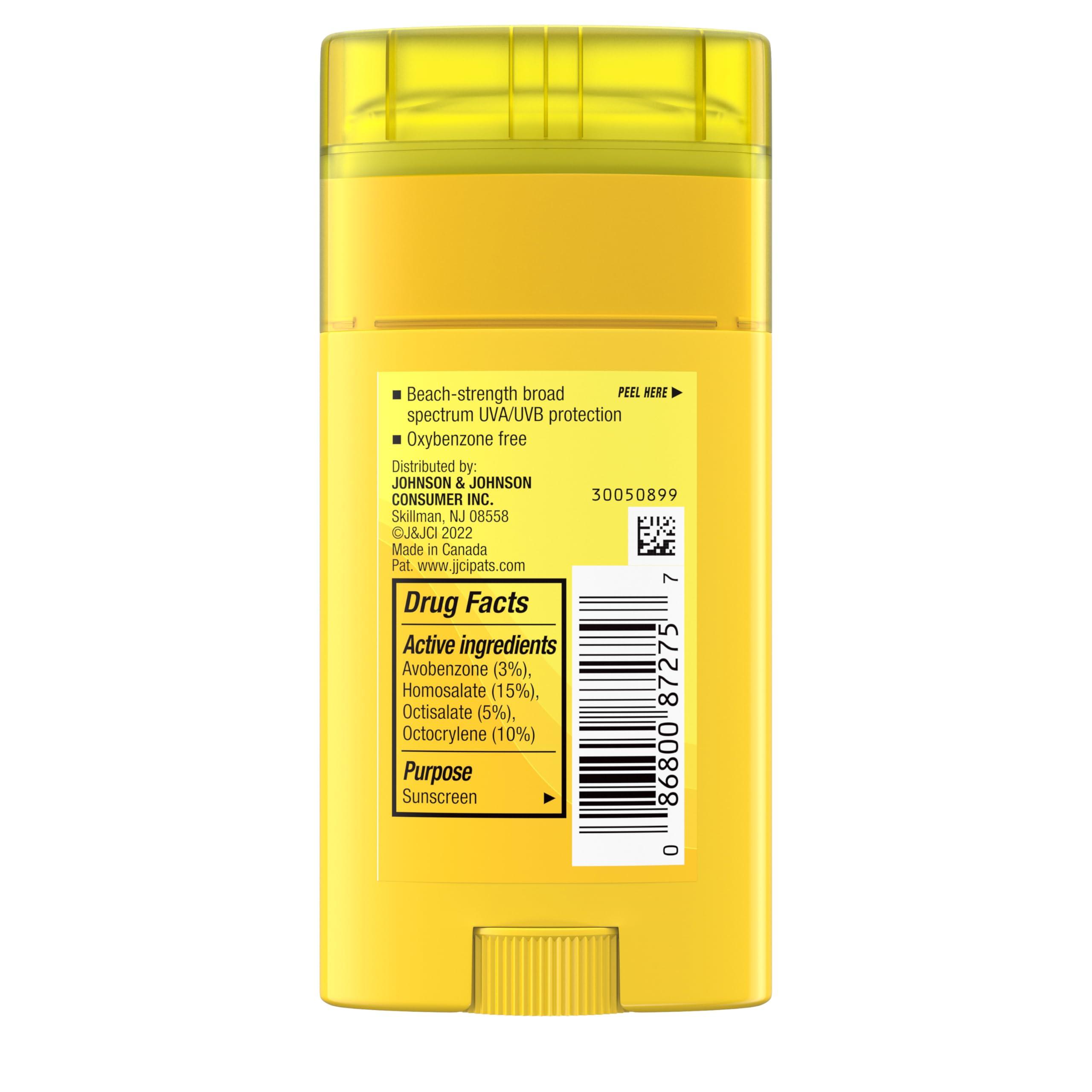 Neutrogena Beach Defense Sunscreen Stick SPF 50, 1.5 oz, Hands-Free Application, Oxybenzone Free Sunscreen for Face & Body, Water-Resistant Sun Protection, Travel Size - Image 9