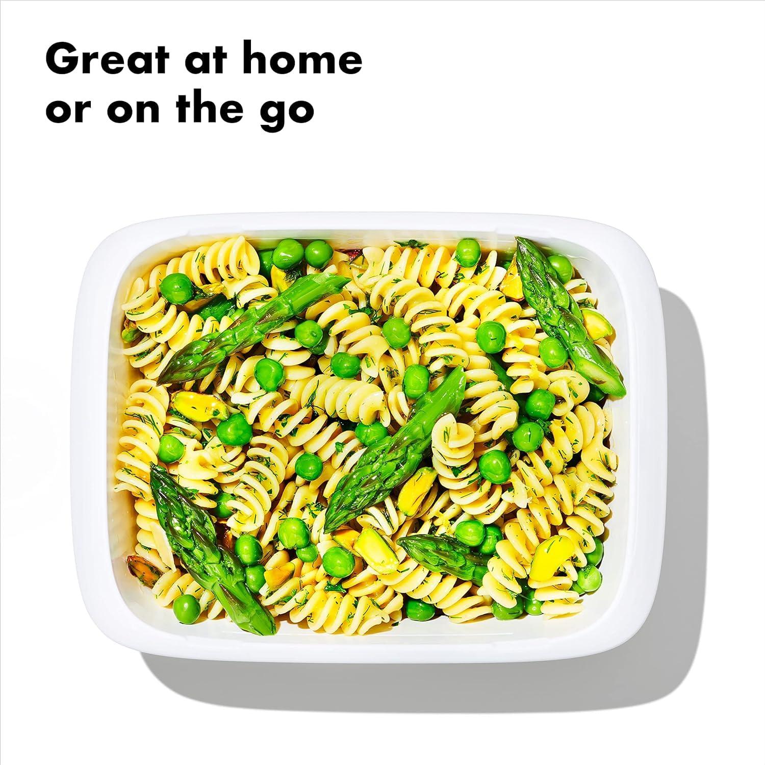OXO Good Grips Prep & Go Container 3.3 Cups/0.78 L - Leakproof Food Storage, Pack of 4 - Image 3