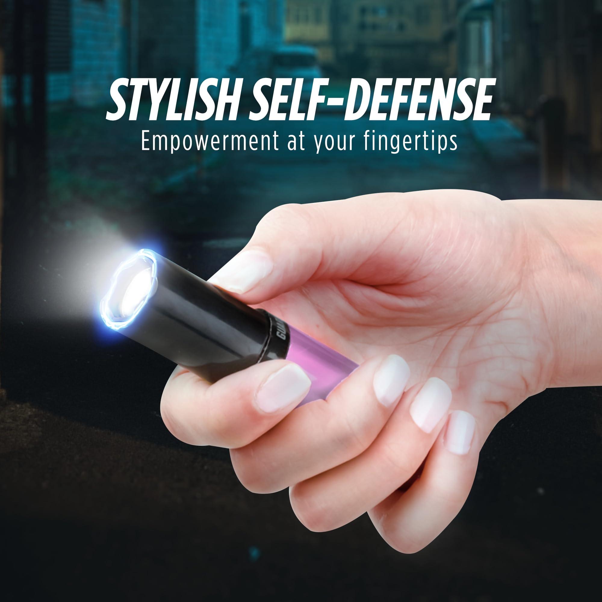 Electra Lipstick Mini Stun Gun for Women Self Defense, Discreet and Powerful Stun Gun Keychain with Flashlight, Maximum Voltage, Recharcheable Battery by Guard Dog Security - Image 3