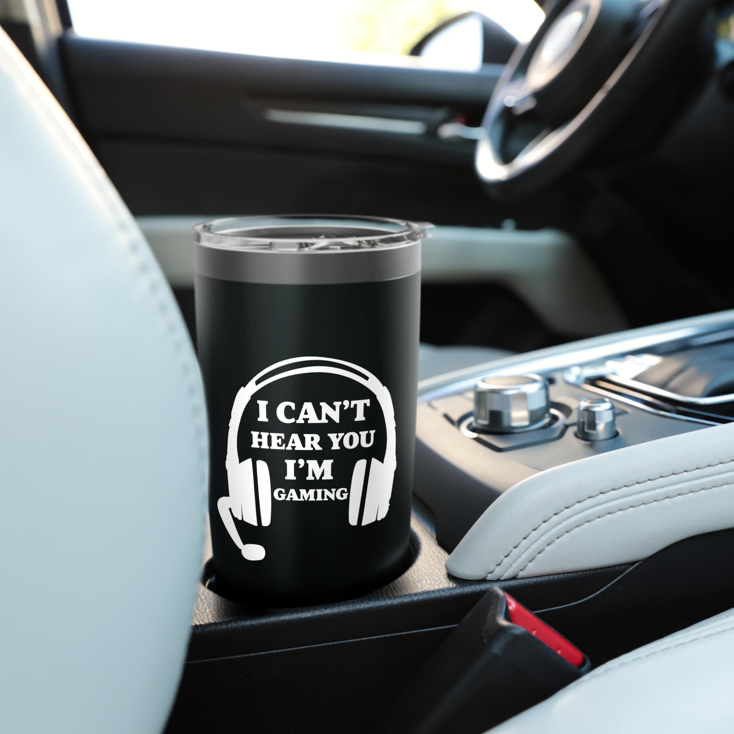 I Can't Hear You I'm Gaming Gamer Men Boys Kids Stainless Steel Insulated Tumbler - Image 2