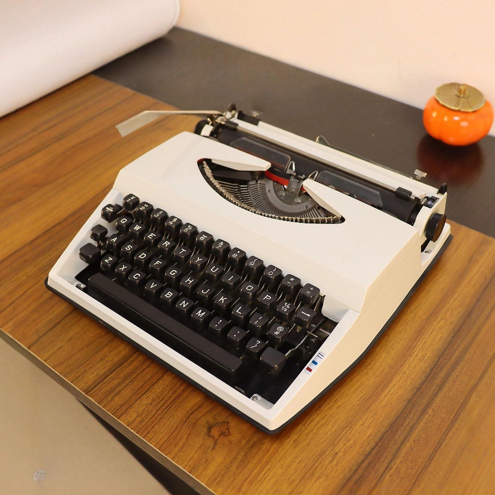 FQEXNFW Retro Style Manual Typewriter,Manual Traditional Typewriter,Classic Word Processor,Unable to Type,for Vintage Atmosphere Furnishings,Home,Window,Bookstore Furnishings Old Objects - Image 2