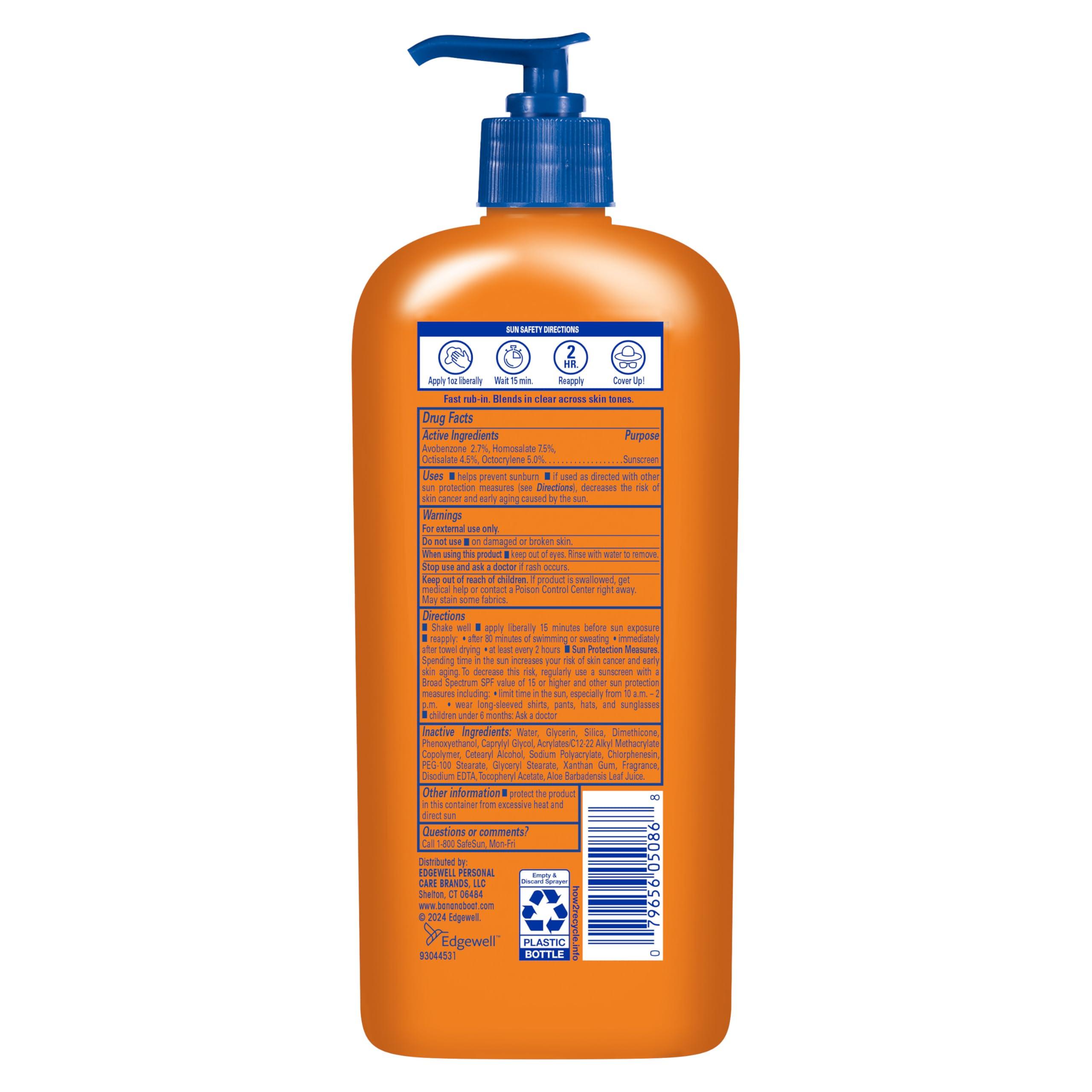 Banana Boat Sport Ultra SPF 50 Sunscreen Lotion, 12oz | Banana Boat Sunscreen SPF 50 Lotion, Oxybenzone-Free, Sunblock, Family Size, 12oz (Pack of 1) - Image 3