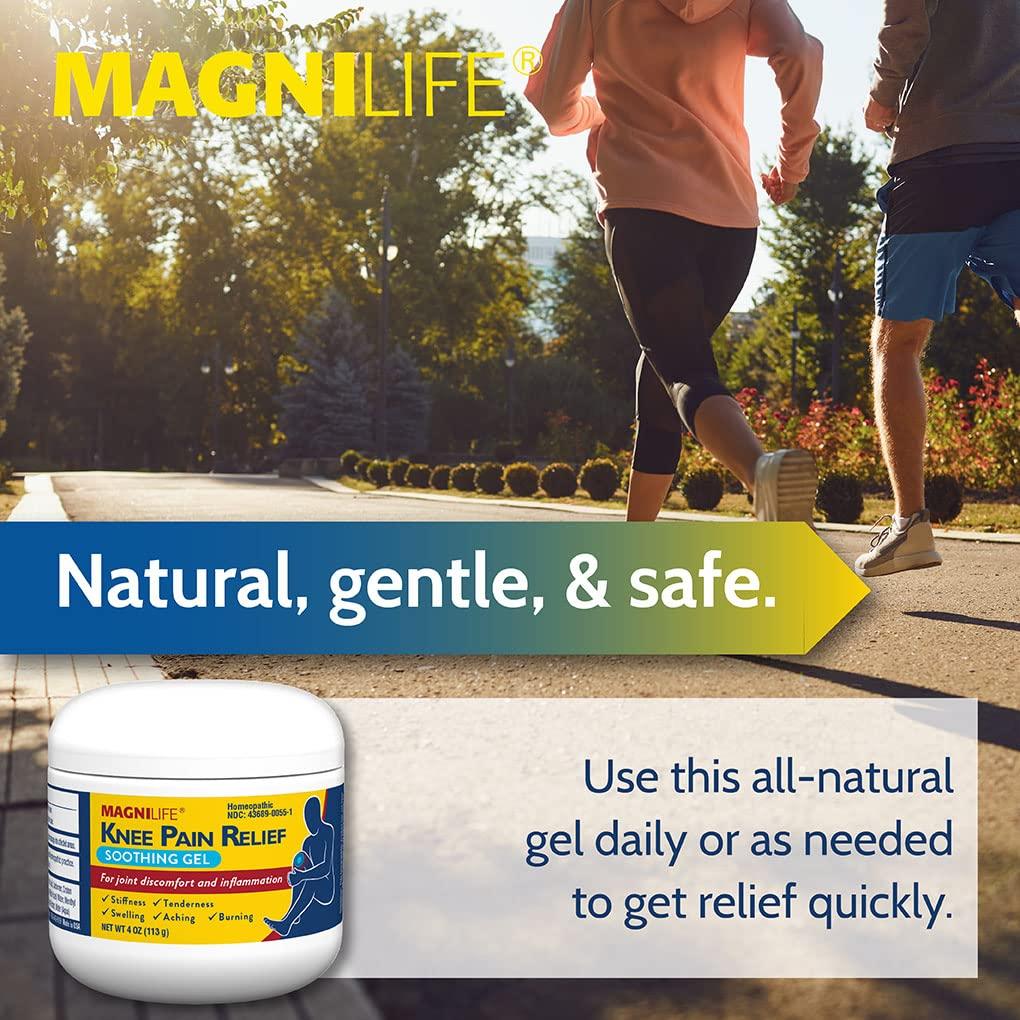 MagniLife Knee Pain Relief Soothing Gel, Reduces Swelling & Inflammation of Sore Muscles, Joint Discomfort, Injuries - All-Natural Arnica - 4oz. - Image 4