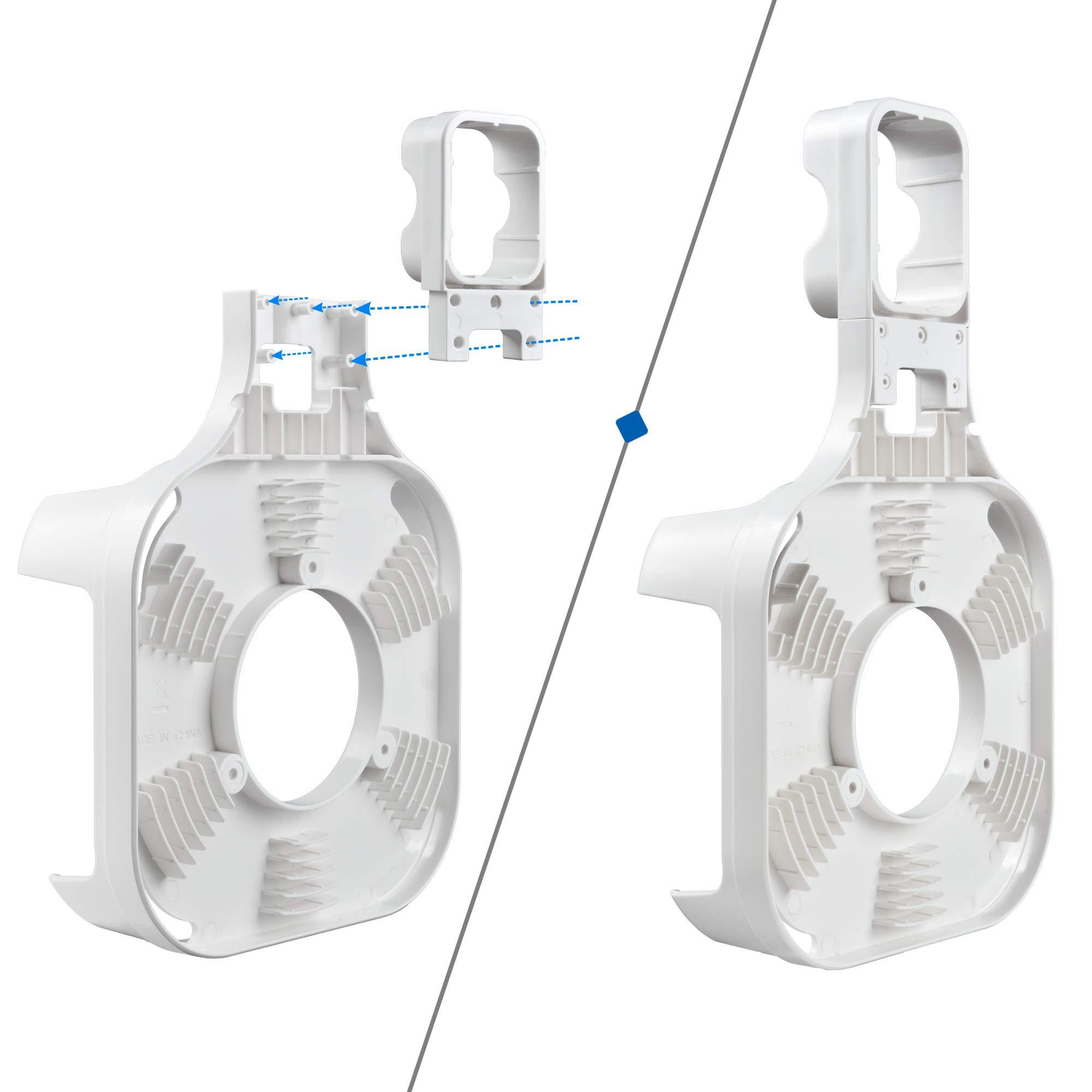 PETIMETI Wall Mount Holder for EERO Pro 6 Mesh WiFi System, Space Saving Outlet Wall Mount Bracket for EERO Pro 6 Router with Cord Management and Easily Moved(3 Pack) - Image 2