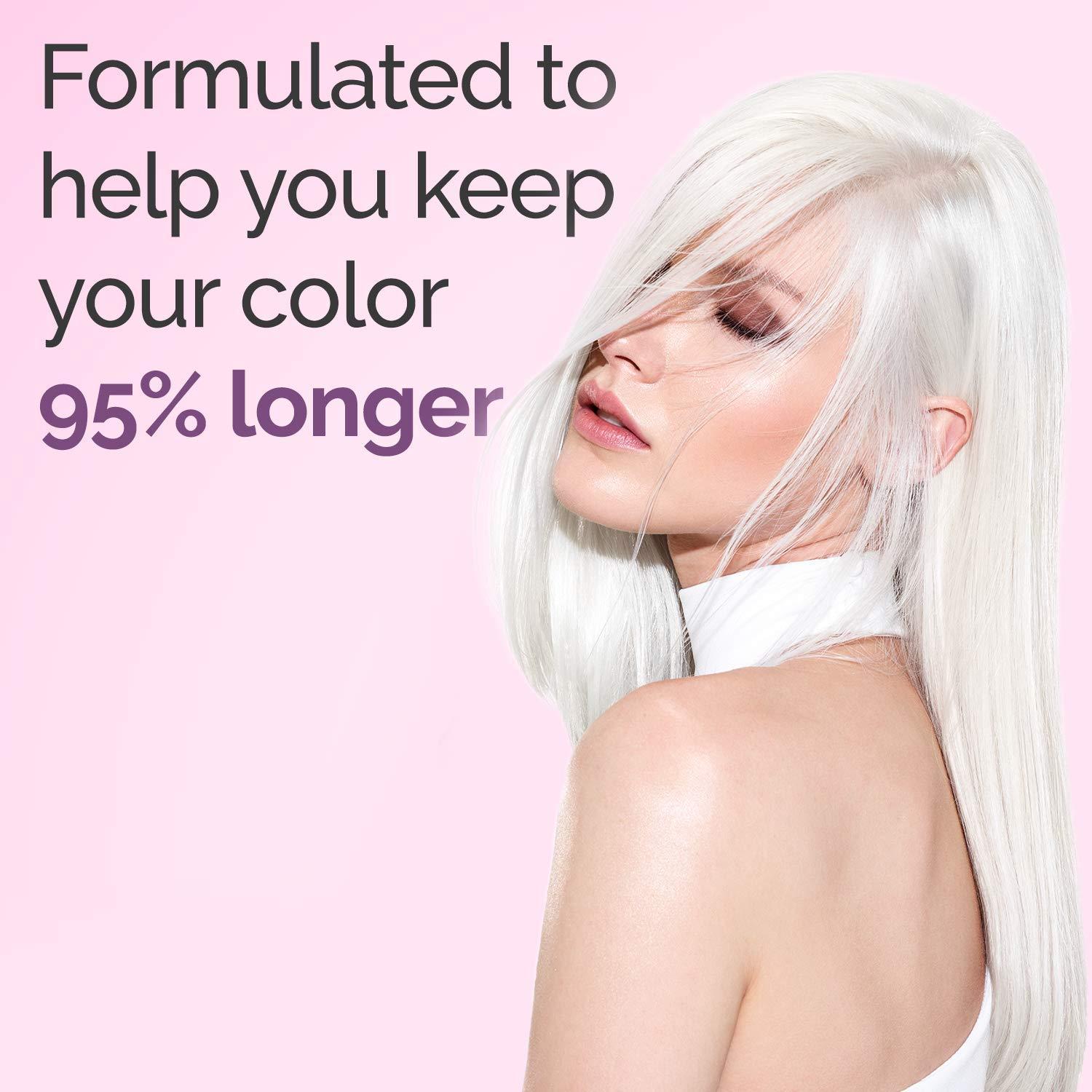 FRAMESI Color Lover Dynamic Blonde Purple Shampoo, Sulfate Free Shampoo, Color Treated Hair - Image 6