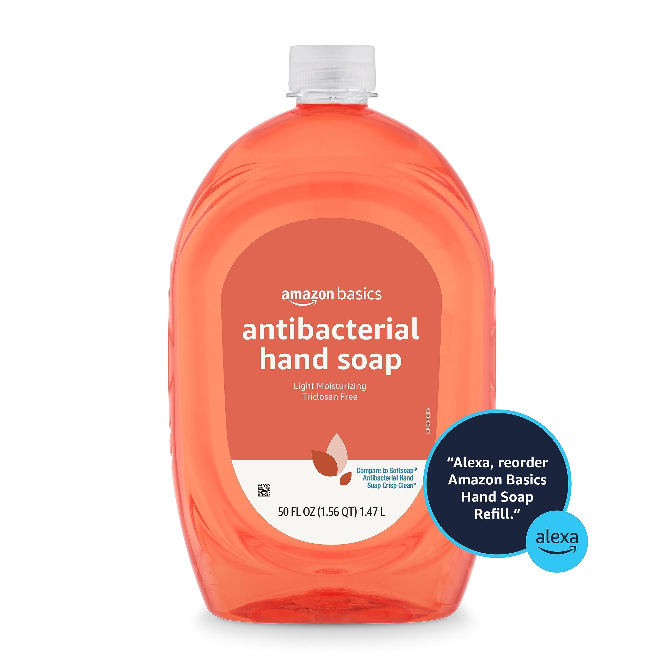 Amazon Basics Liquid Hand Soap Refill, Light Moisturizing, Triclosan-Free, Citrus, 50 Fl Oz (Pack of 1) (Previously Solimo) - Image 6