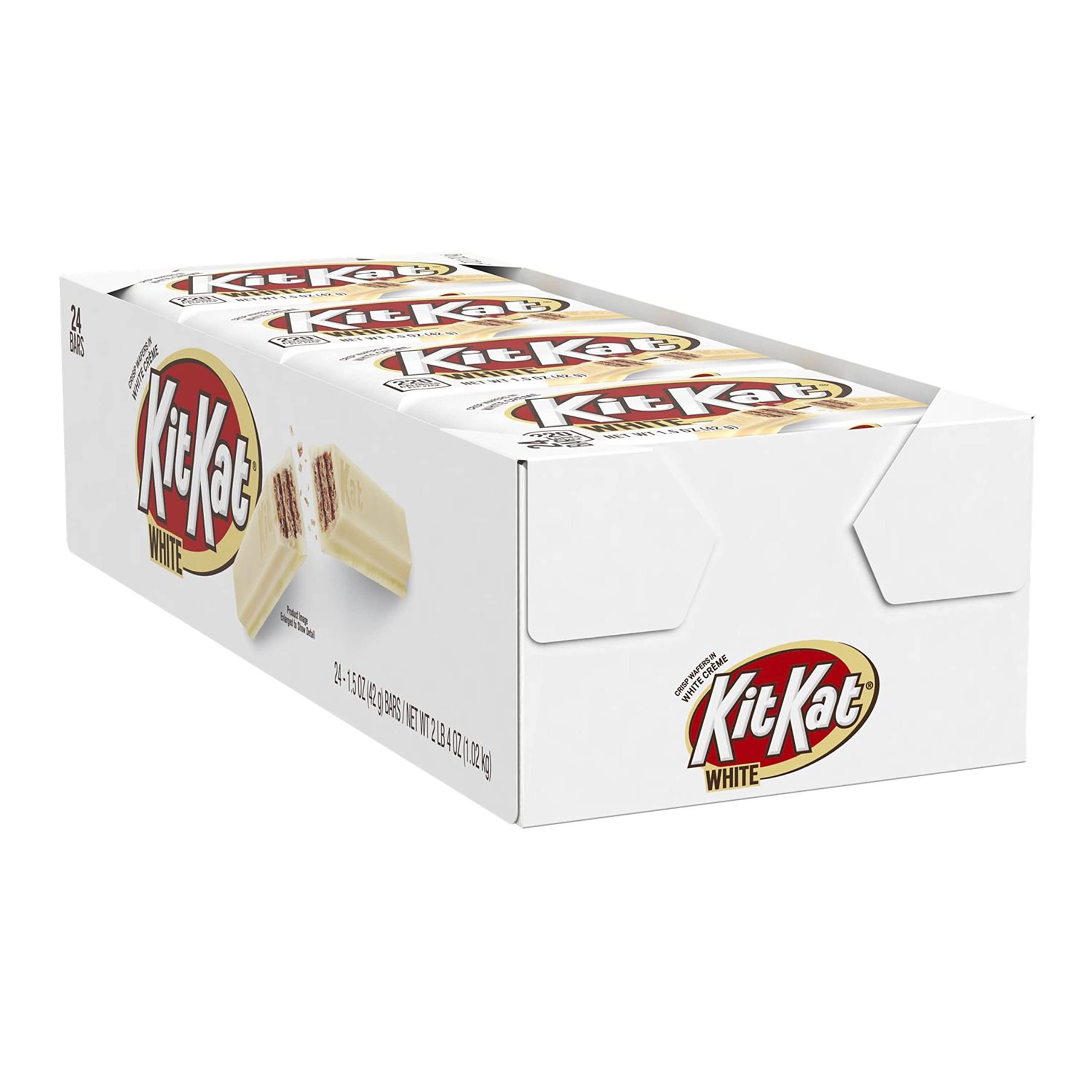 KIT KAT White Creme Wafer Candy Bars, 1.5 oz (24 Count) - Image 4