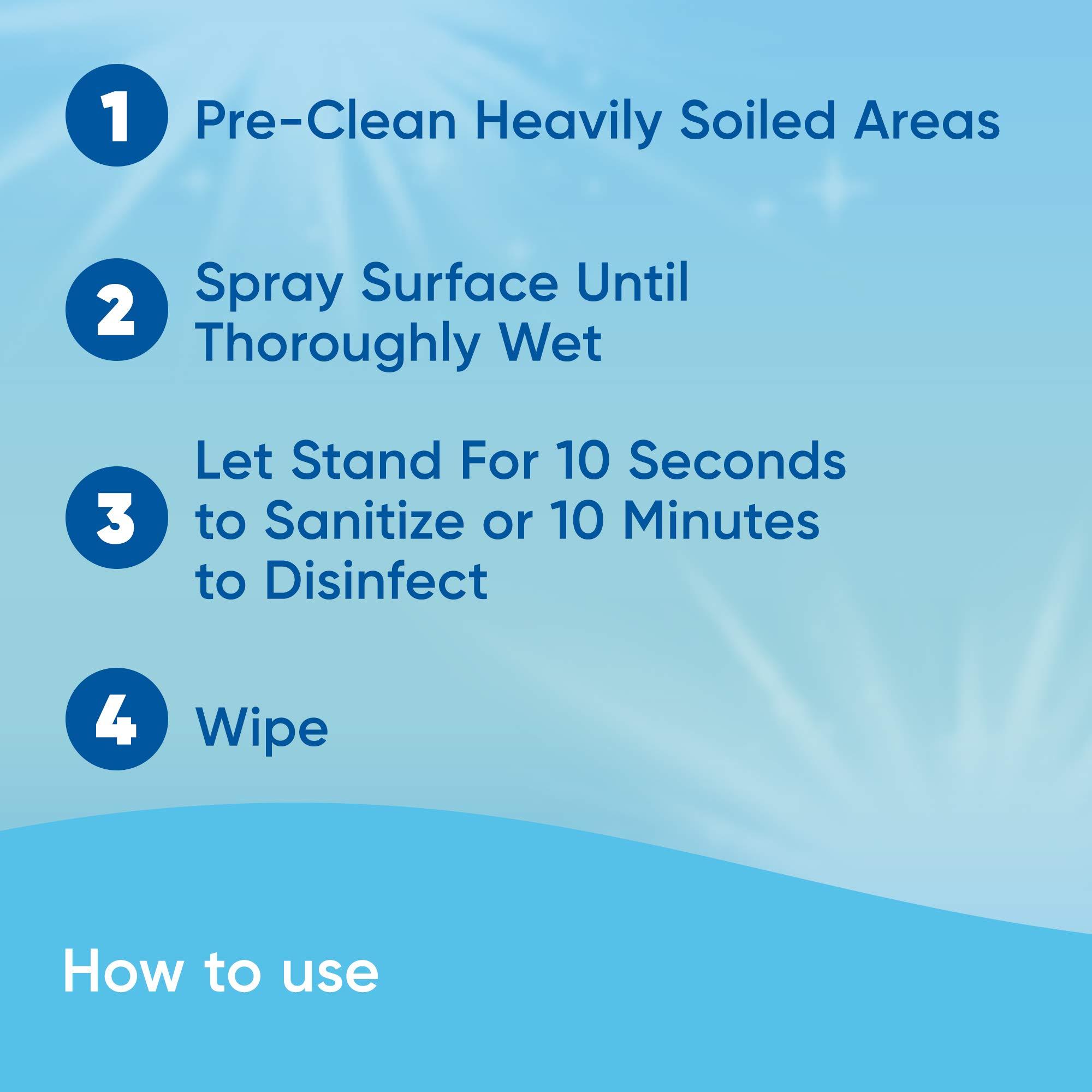 Windex Multipurpose Cleaner Disinfectant Spray Bottle, Fast Clean Surface Cleaner, Citrus Scent, 23 Fl oz - Image 6