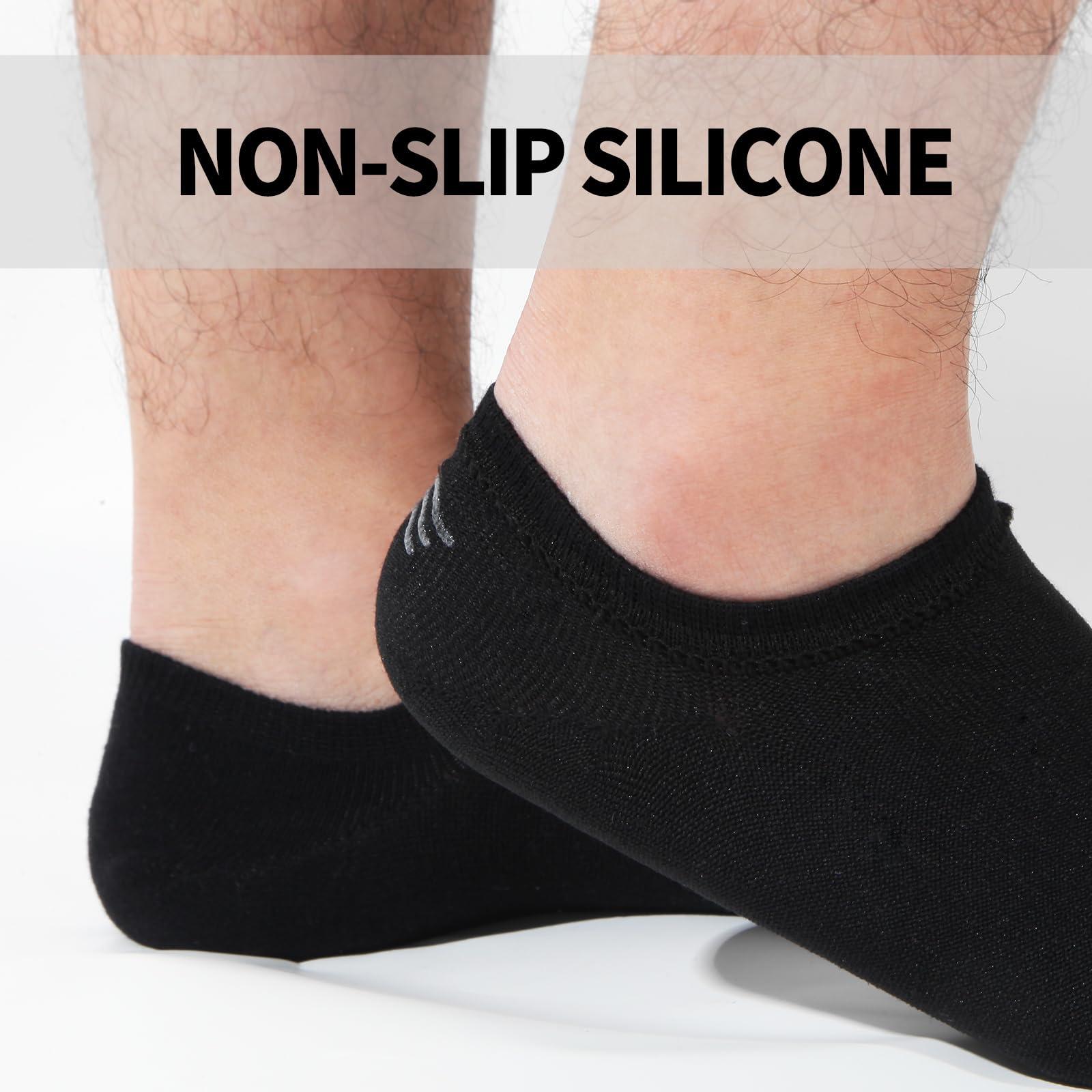 Nroktia 6/10 Pairs Non Slip No Show Socks Womens and Mens Low Cut Invisible Liner Ankle Socks - Image 2