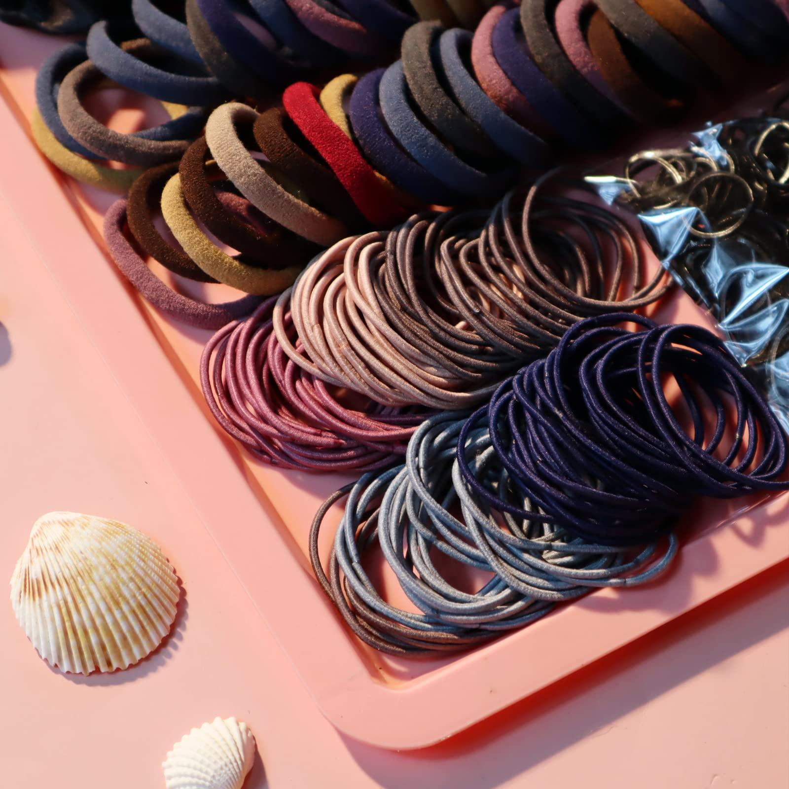 YANRONG 755PCS Hair Accessories for Woman Set Seamless Ponytail Holders Variety Hair Scrunchies Hair Bands Scrunchy Hair Ties For Thick and Curly (Mix) - Image 8