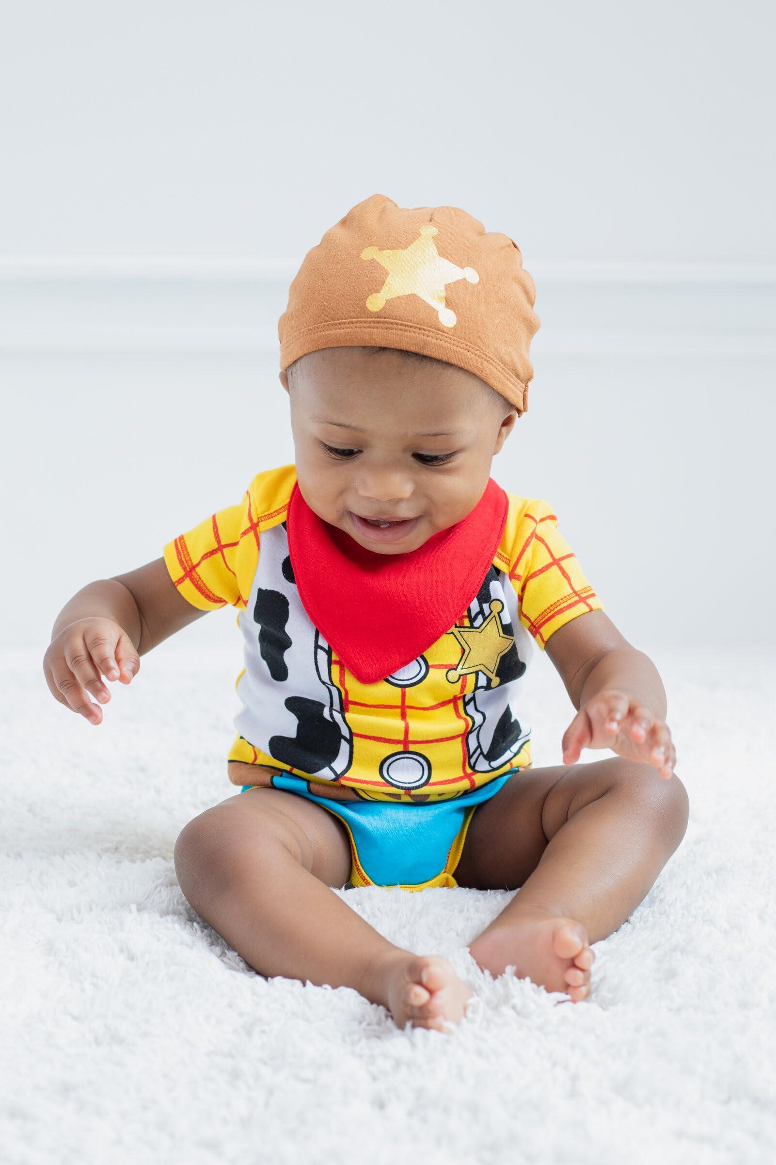 Disney Cosplay Baby Bodysuit and Hat Set Newborn to Infant Sizes (Newborn - 24 Months) - Image 3