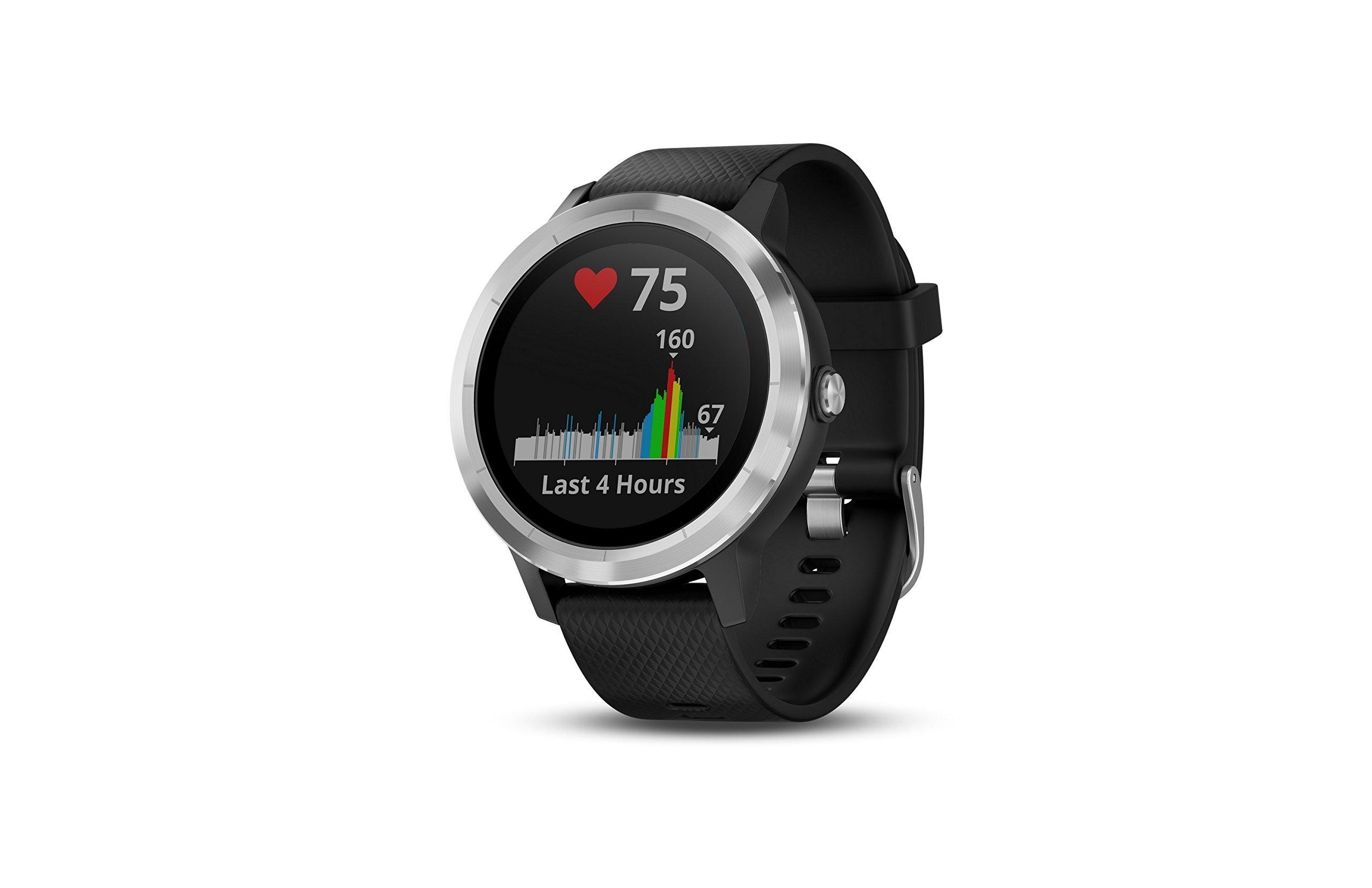 Garmin Vivoactive 3 GPS Smartwatch with Built-in Sports Apps - Black/Silver (Renewed) - Image 7