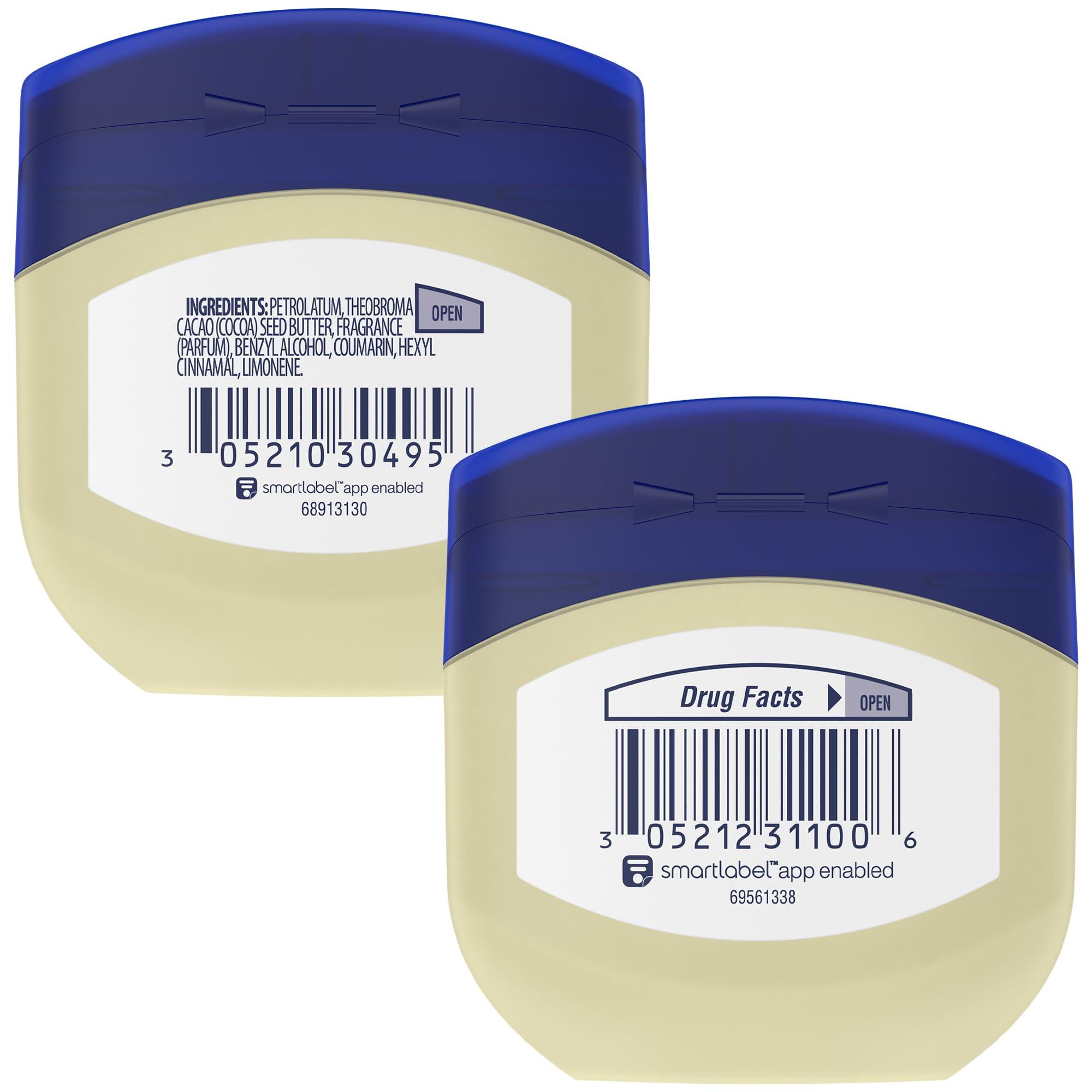 Vaseline Healing Jelly Travel-Size (Variety Pack) Cocoa Butter, Original - Image 2