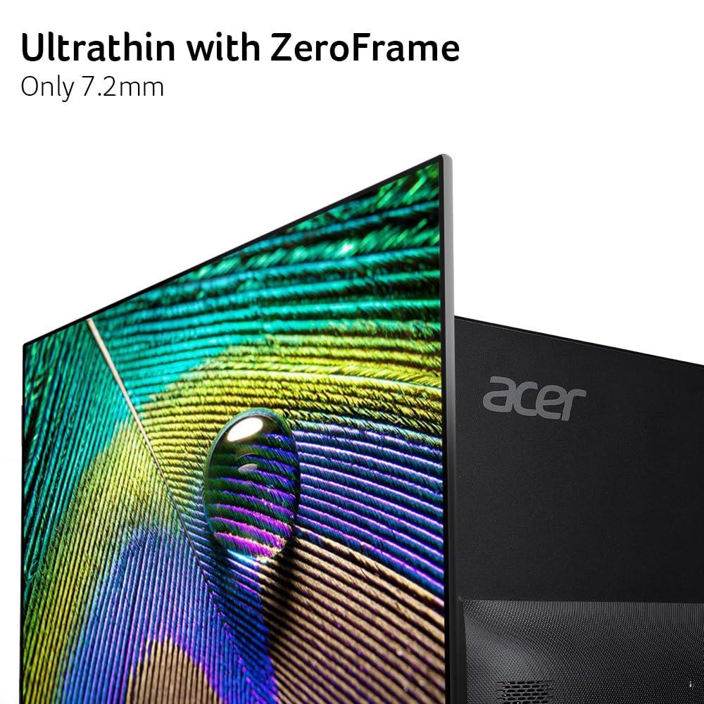 Acer SB272U Ebiip 27" WQHD 2560x1440 IPS Zero-Frame Gaming Office Monitor | AMD FreeSync Technology | Ultrathin Stylish Design | 100Hz | 1ms VRB | Low Blue Light | Display Port & 2 x HDMI 2.0 Ports - Image 7