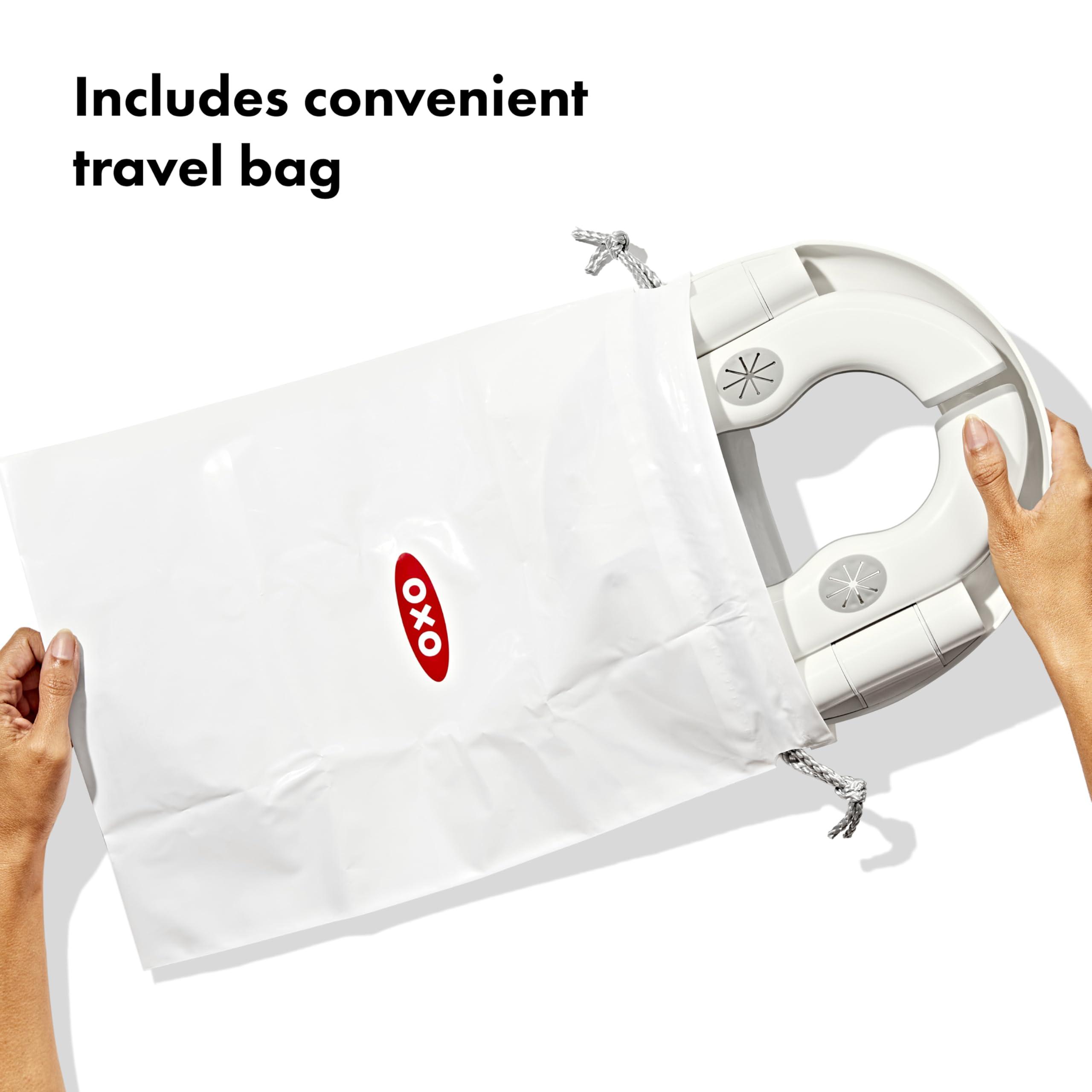OXO Tot 2-in-1 Go Portable Potty with Travel Bag, Travel Potty Seat for Toddler - Image 3