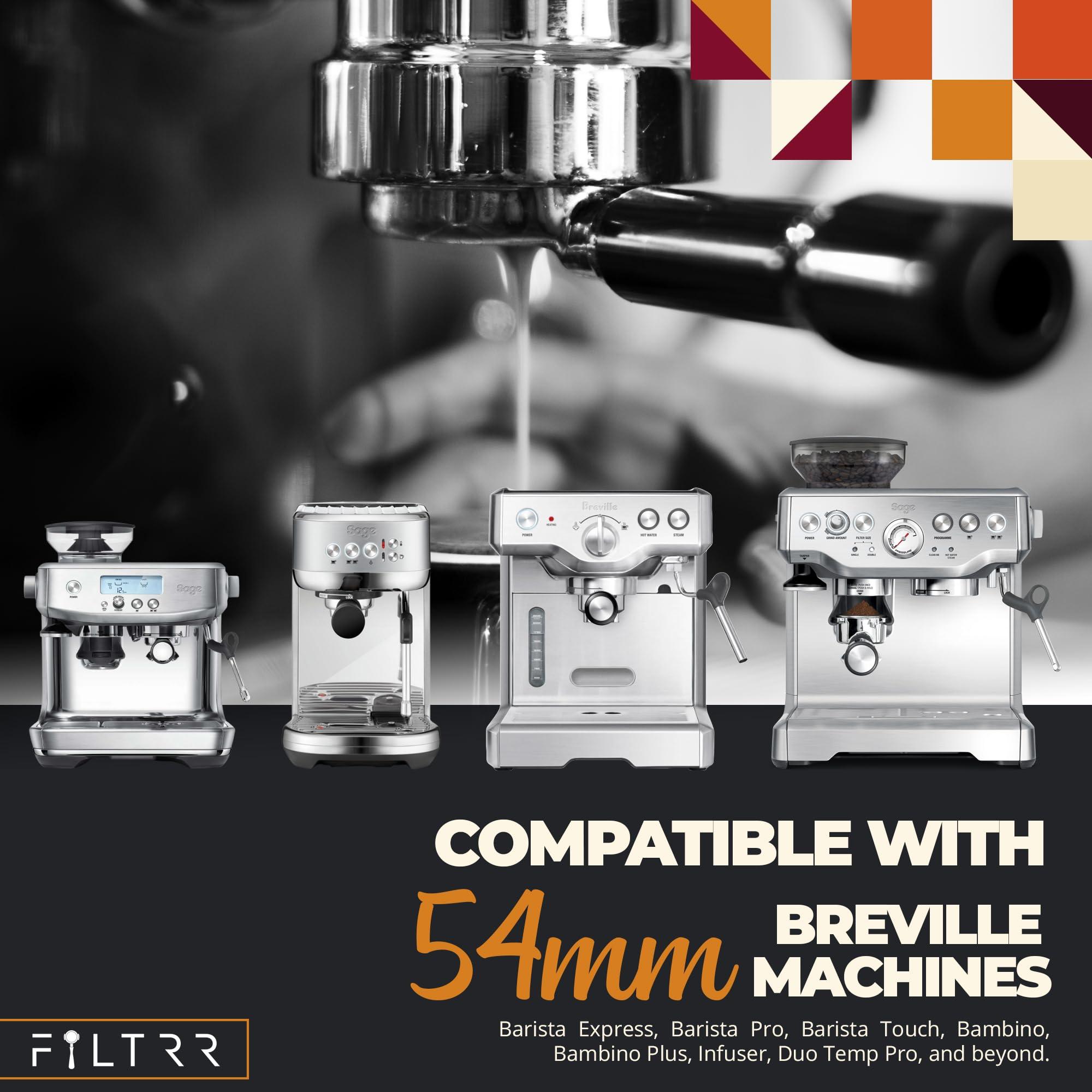 54mm Espresso Kit for Breville Machines - Precision Tamper with Spring, WDT Tool & Aluminum Alloy Accessories - Fits Bambino, Barista Express & Touch - Image 3