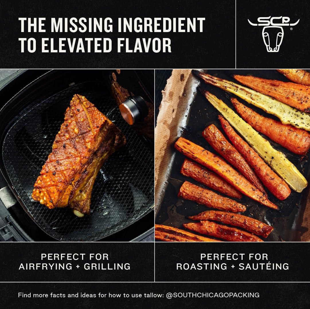 South Chicago Packing Wagyu Beef Tallow Spray, Umami-Rich, Flavorful, Perfect for Sauteing, Stir-frying and Grilling, Nonstick Cooking Oil, 7 Fl Oz - Image 7