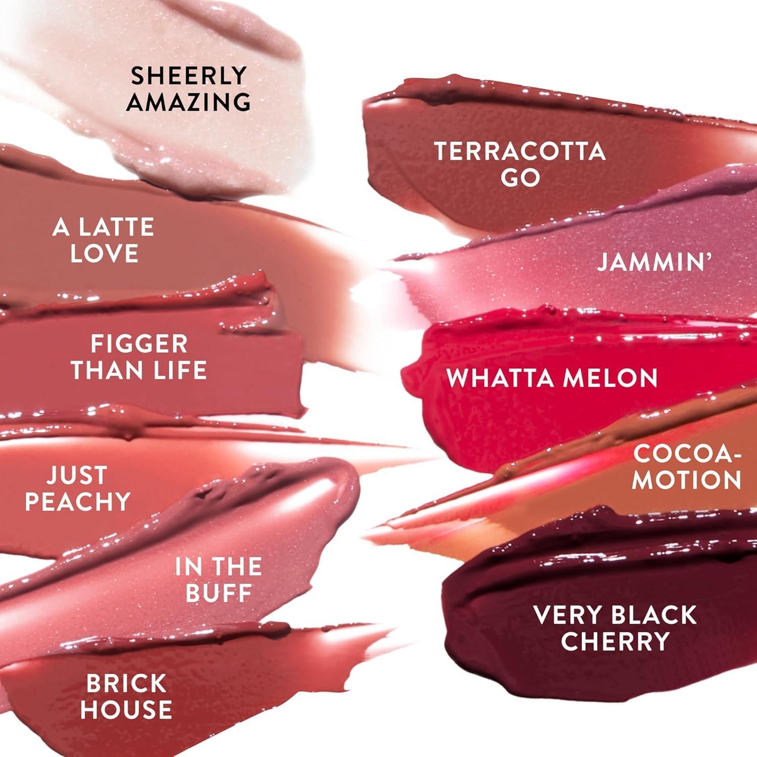LAURA GELLER NEW YORK Jelly Balm Moisturizing Tinted Lip Balm - In the Buff - Hydrating Vitamin E - Semi-Shine Finish - Image 4