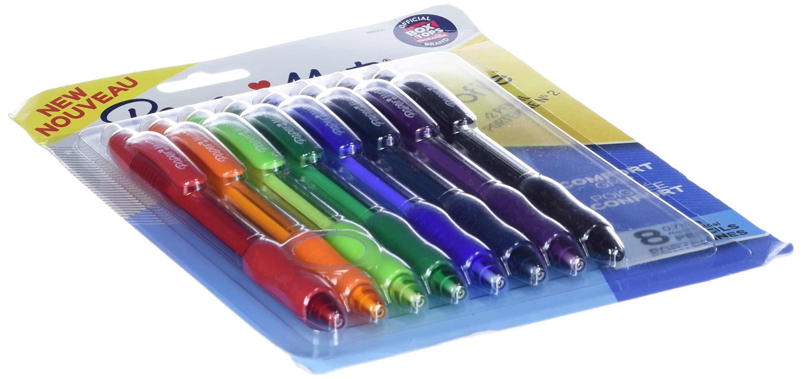 Paper Mate Profile Mech Mechanical Pencil 0.7mm #2 Pencil Lead Great for Office Supplies Classroom Supplies Drawing Pencils Sketching Pencils Assorted Barrel Colors 8 Count - Image 4