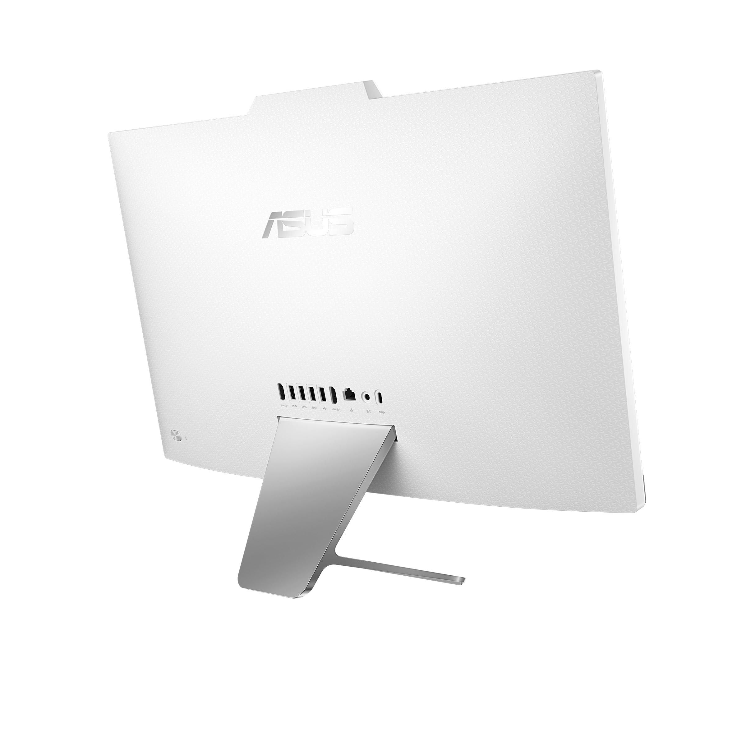 ASUS A3402WBA-WS503T 2024 AIO Desktop 23.8" FHD Touchscreen | Intel i5-1235U 10-Core Intel Iris Xe Graphics | 8GB DDR4 512GB SSD | Bluetooth 5.3 | Windows 11 Home | White - Image 3