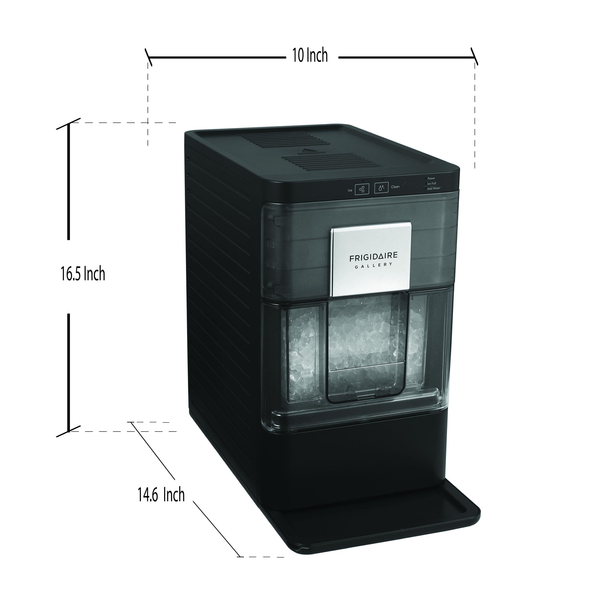 FRIGIDAIRE Gallery Countertop Crunchy Chewable Nugget Ice Maker, 44lbs per Day, Auto Self Cleaning, 2.0 Gen, Black - Image 2