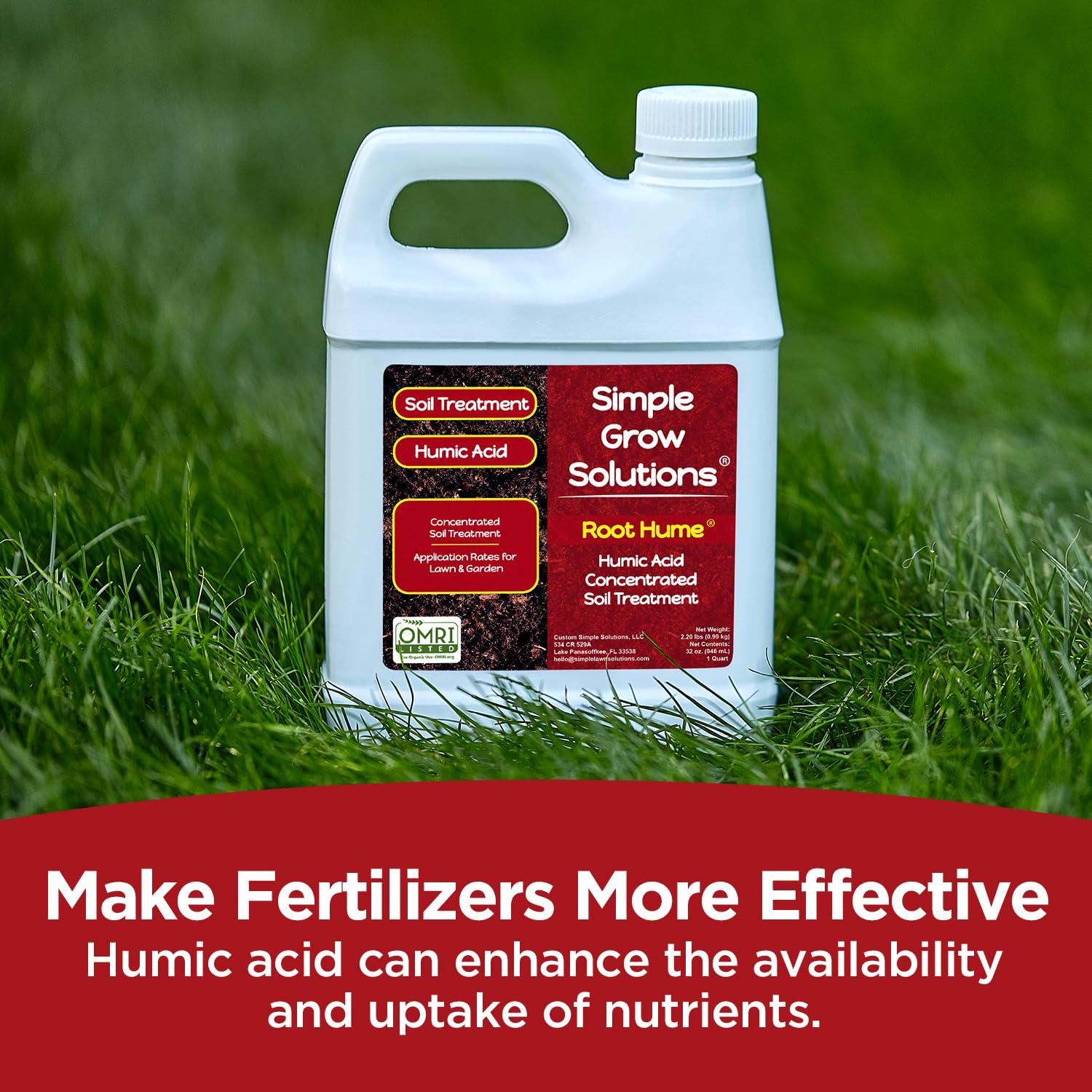 Raw Organic Soil Conditioner- Root Hume- Simple Grow Solutions- Natural Plant & Lawn Treatment- Nutrient Food Enhancer- Concentrated Liquid Humic - Grass, Tomatoes, Citrus, Flowers, Vegetables - Image 6