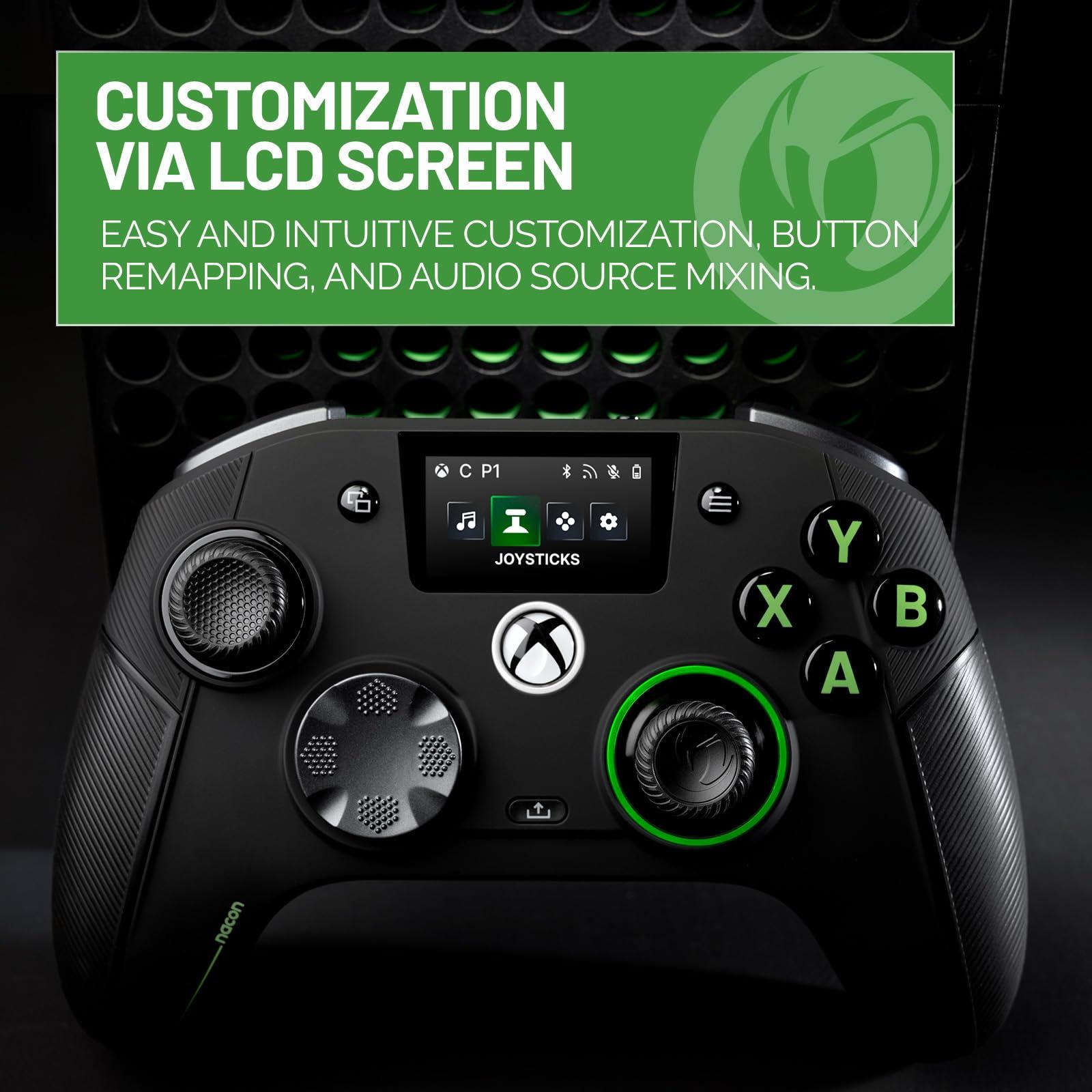 NACON Revolution X Unlimited Advanced Precision Controller Officially Licensed for Xbox Series X | S, Xbox One, Windows 10/11 PC & Android - Wired and Wireless - Charging Station - Image 5