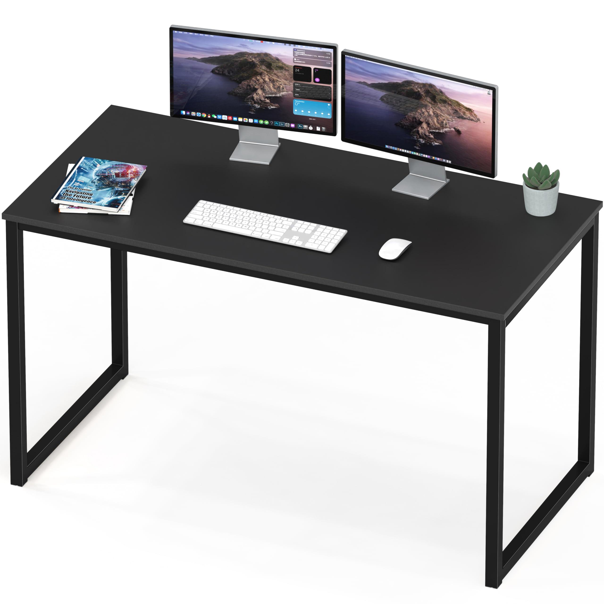 SHW Mission 48-Inch Home Office Computer Desk, Black