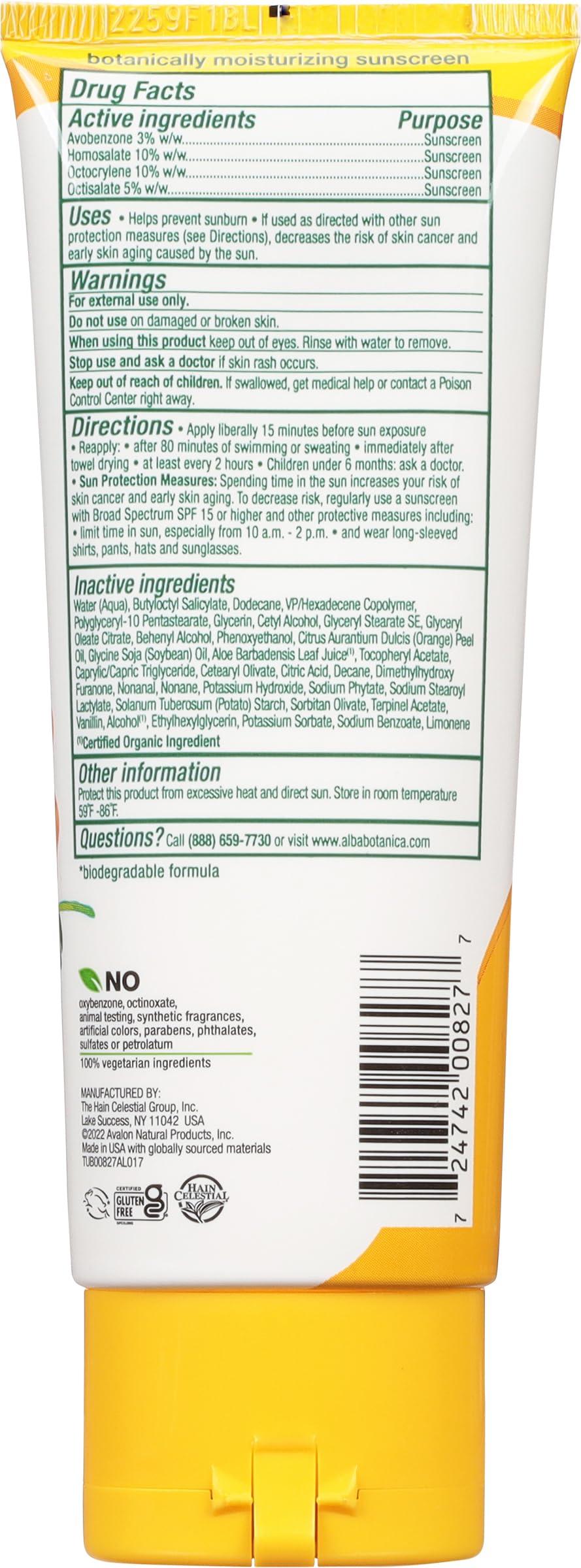 Alba Botanica Sunscreen Lotion, SPF 50, Island Vibe, 3 Oz - Image 2