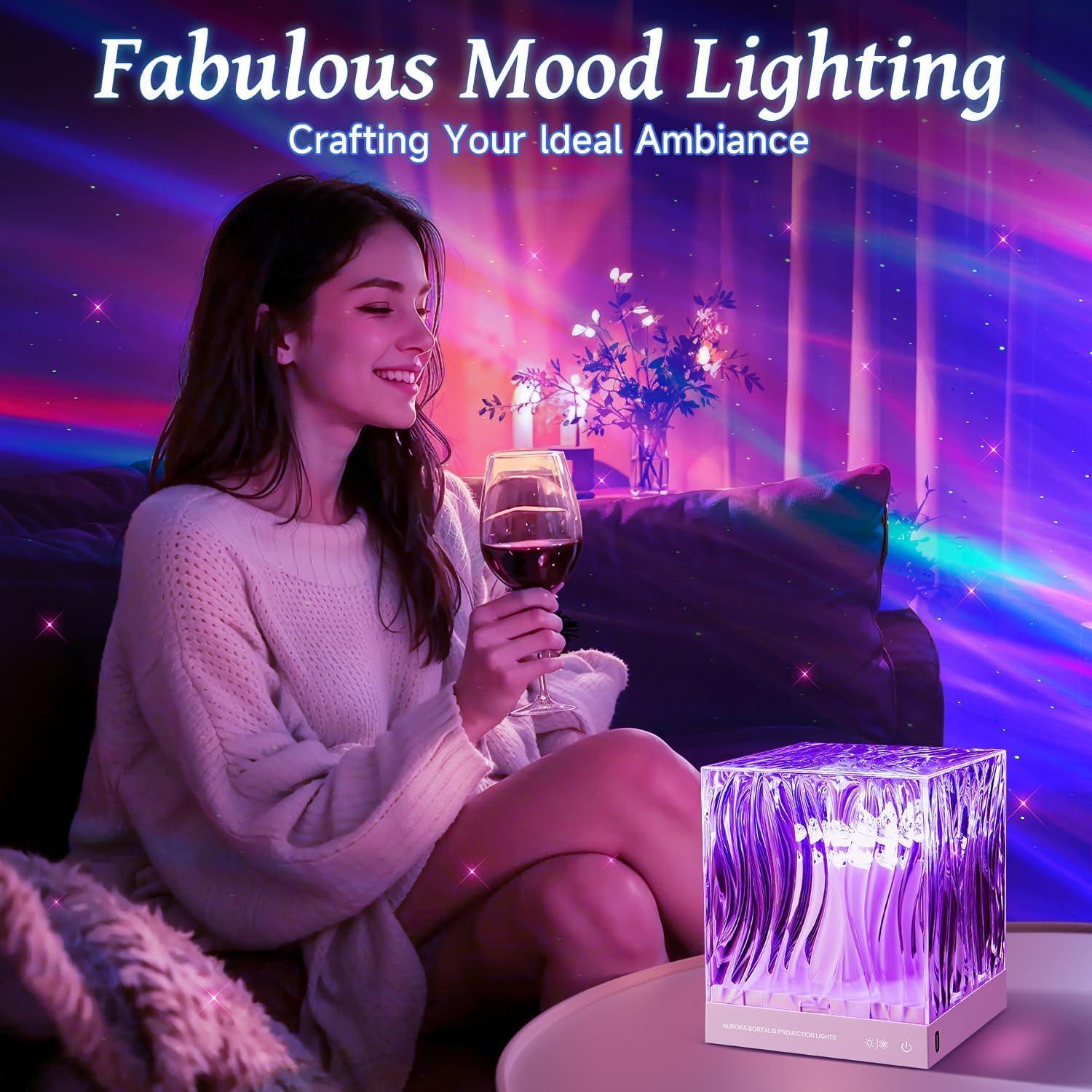 Northern Lights Projector,18 Colors Galaxy Projector for Bedroom,Remote Galaxy Light Projector for Bedroom Night Light for Kids, Cute Room Decor for Teen Girls Gifts for Teens Boy, Cool Stuff for Boys - Image 7