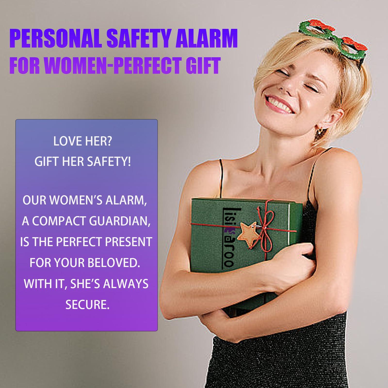 Personal Safety Alarm for Women Rechargeable Clip On Flashlight - Extra Loud Sound with Strobe Lights Clip Travel Safe Waterproof Personal Alarm – Women Self Defense Keychain (Black) - Image 7