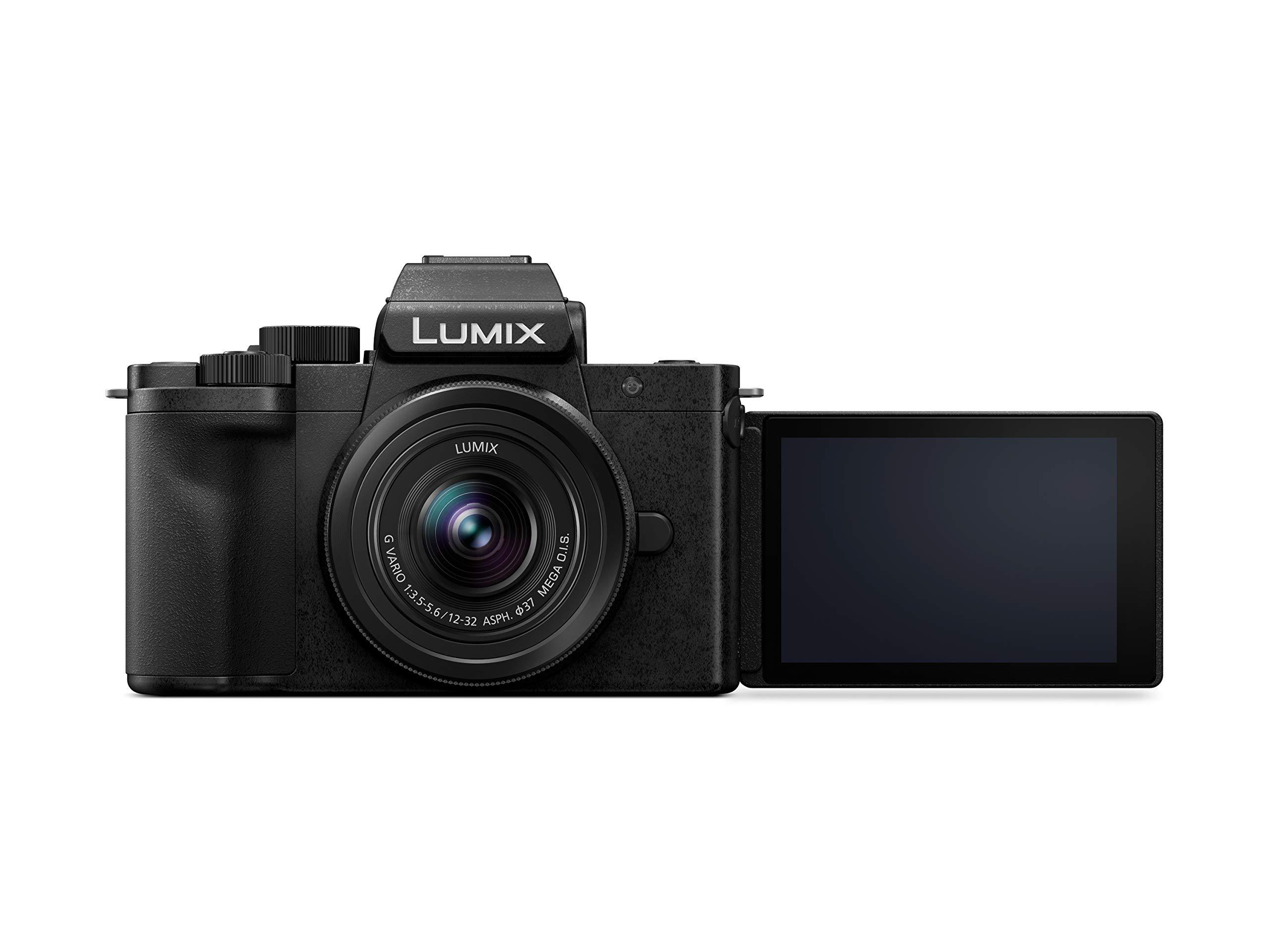 Panasonic LUMIX G100 4k Mirrorless Camera for Photo and Video, Built-in Microphone with Tracking, Micro Four Thirds Interchangeable Lens System, 12-32mm Lens, 5-Axis Hybrid I.S., DC-G100DKK (Black) - Image 4