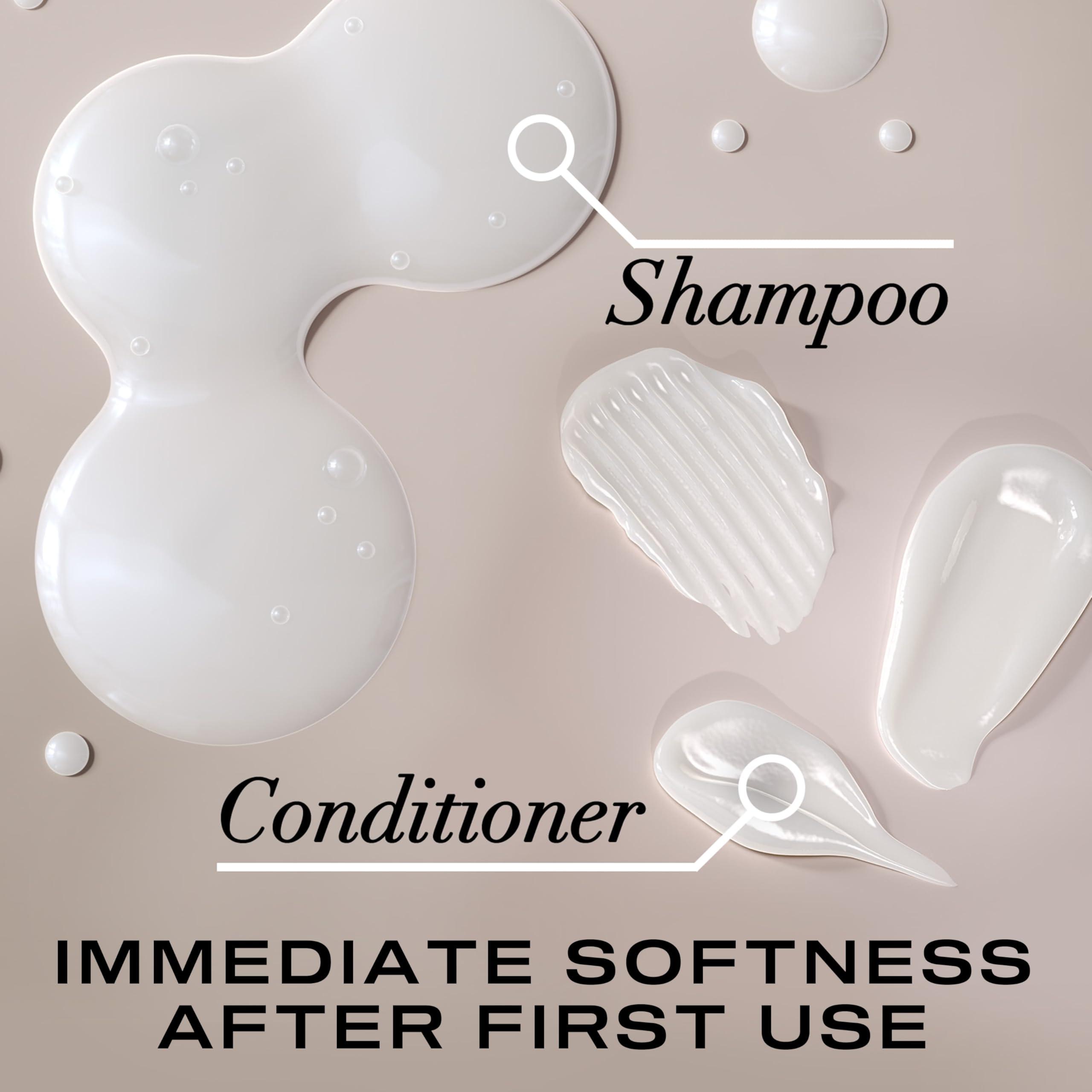 OGX Nourishing + Coconut Milk Shampoo & Conditioner Set, Hydrating & Restoring, Moisturizes for Soft Hair After the First Use, Sulfate-Free Surfactants, 2 Items, 2 x 13 fl. Oz - Image 3