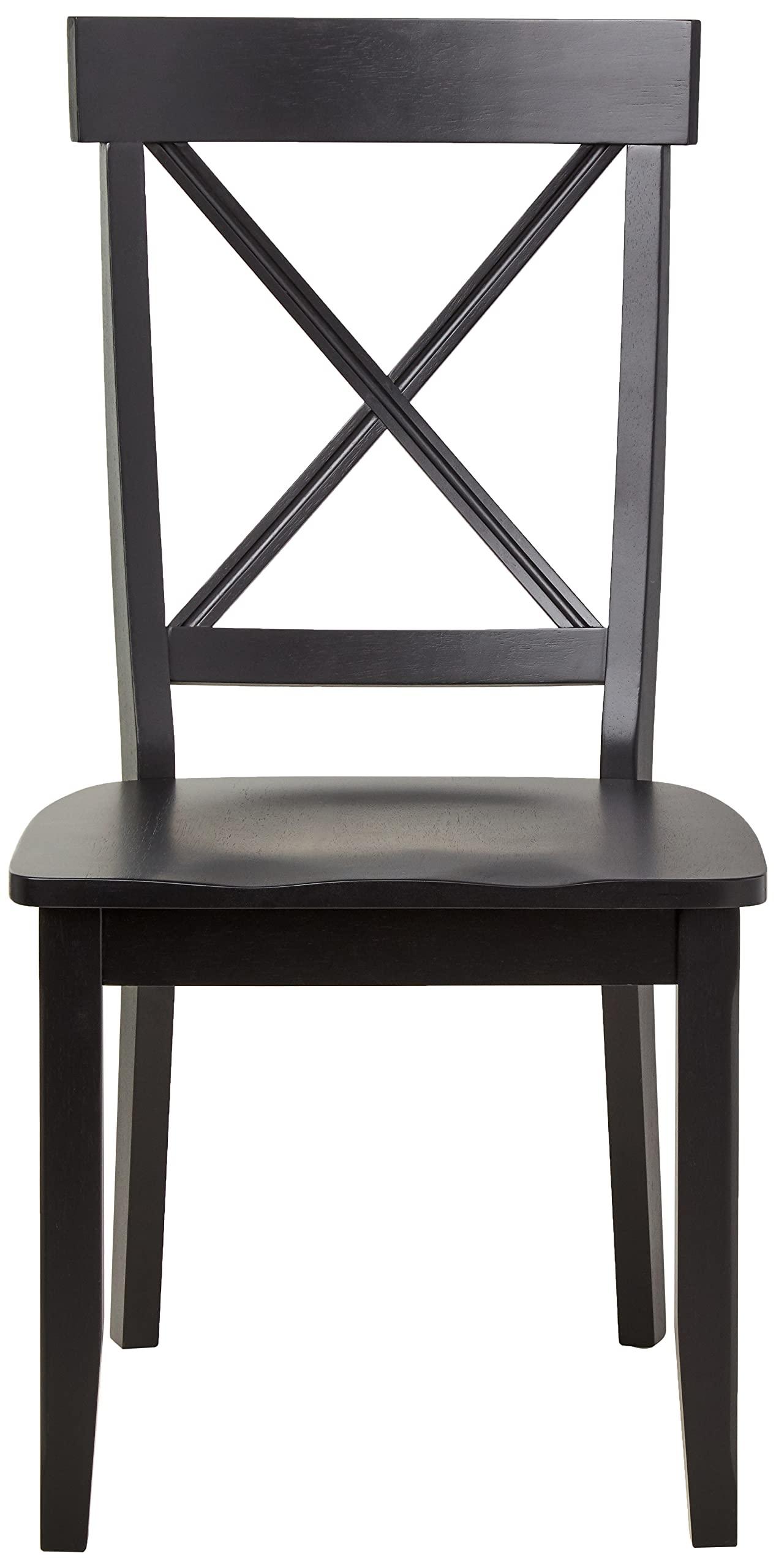 Homestyles Blair Black Dining Chairs, Set of 2 - Image 2