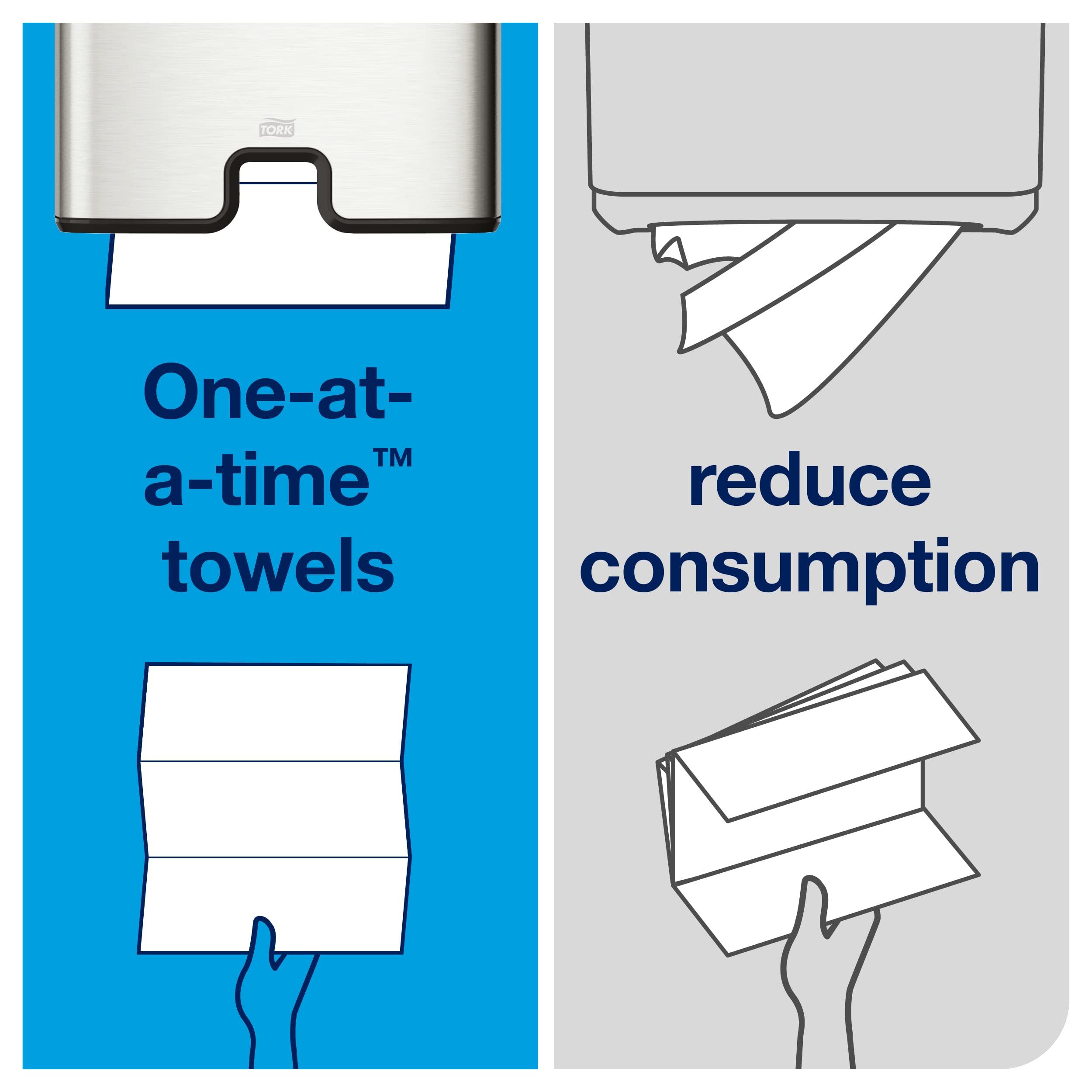 Tork Multifold Hand Towel, Natural, 100% recycled, FSC certified, Compatible with H2 Dispensers, 16 packs x 250 sheets (MK520A) - Image 5