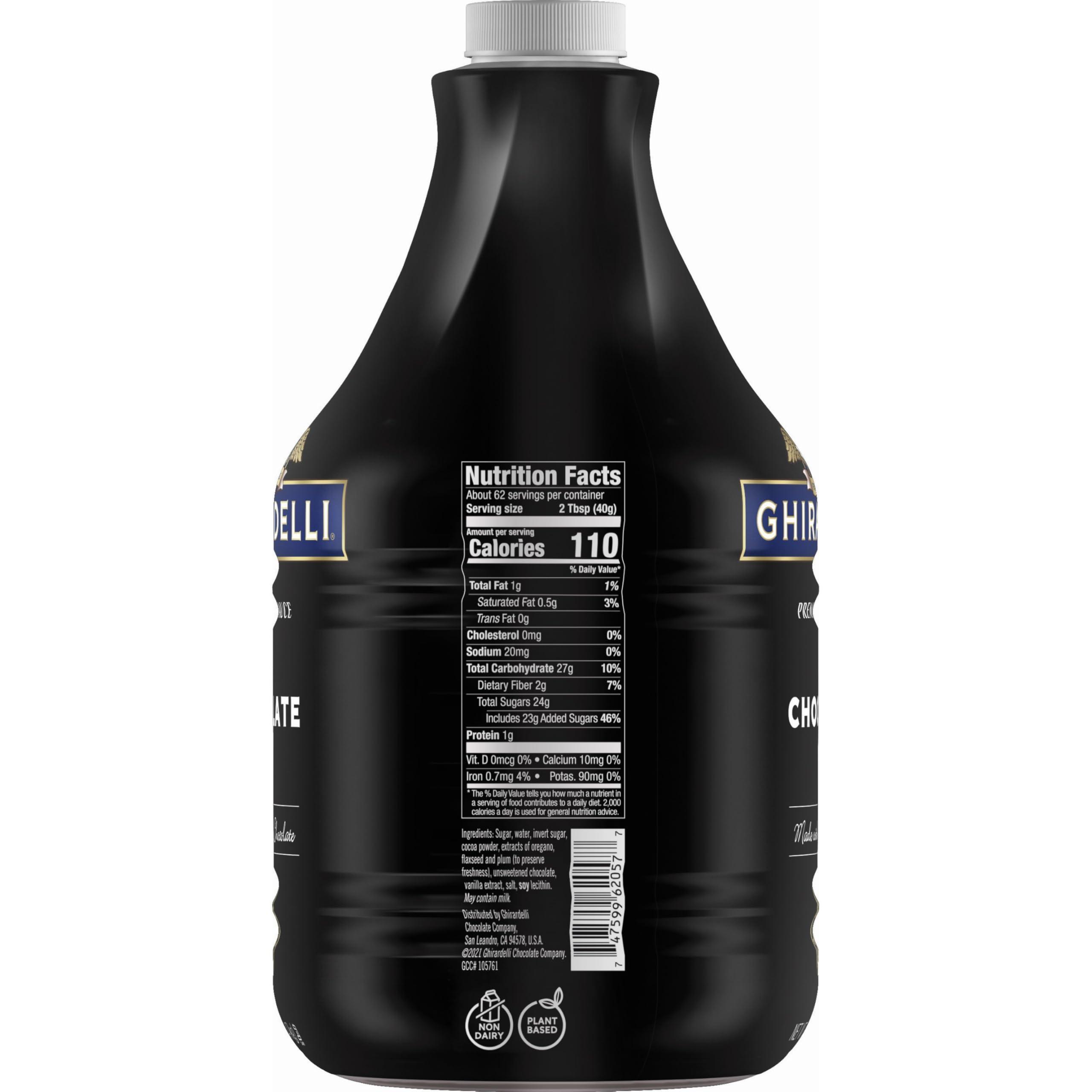 Ghirardelli premium sauce chocolate net wt 5lb 7.3oz - Image 2