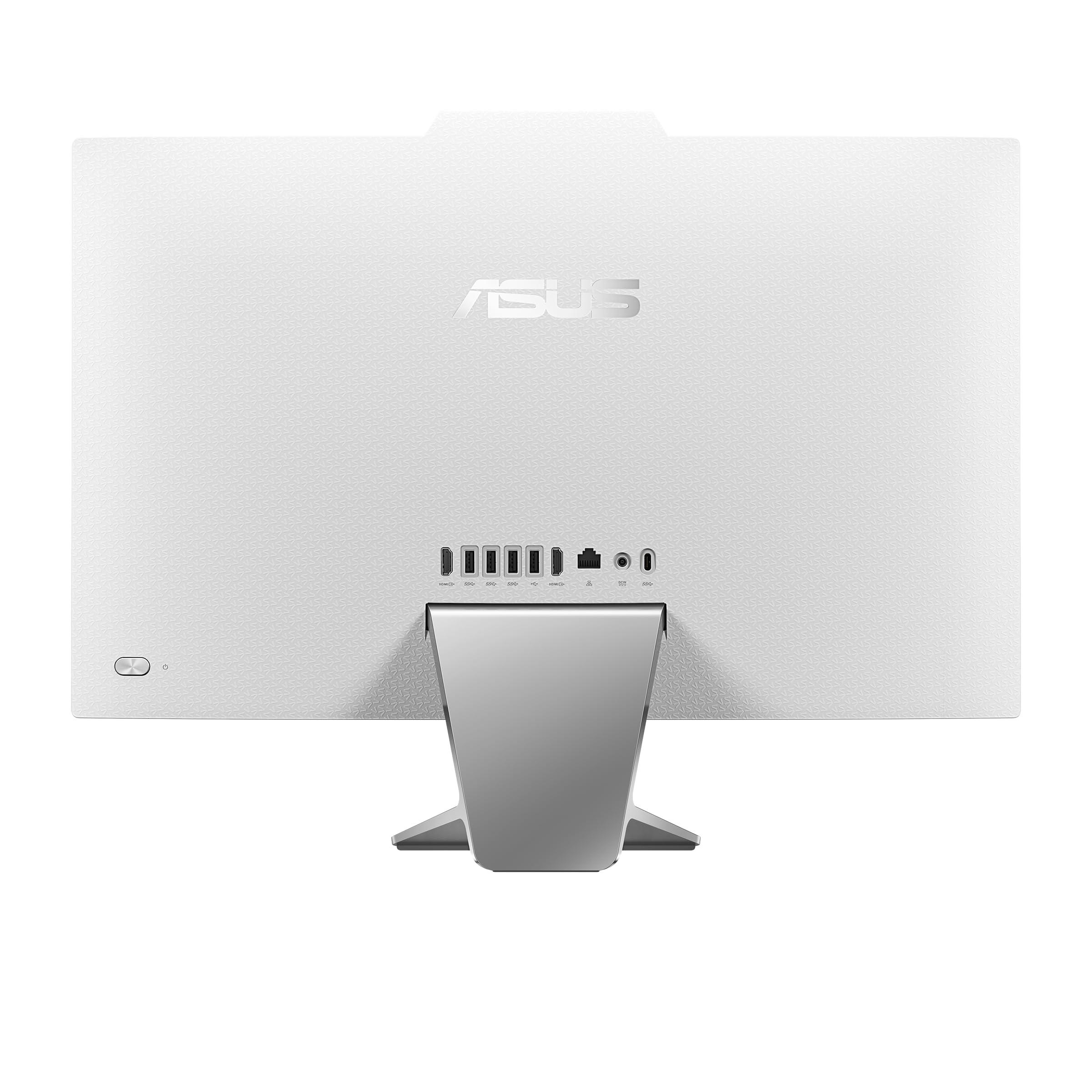 ASUS A3402WBA-WS503T 2024 AIO Desktop 23.8" FHD Touchscreen | Intel i5-1235U 10-Core Intel Iris Xe Graphics | 8GB DDR4 512GB SSD | Bluetooth 5.3 | Windows 11 Home | White - Image 4
