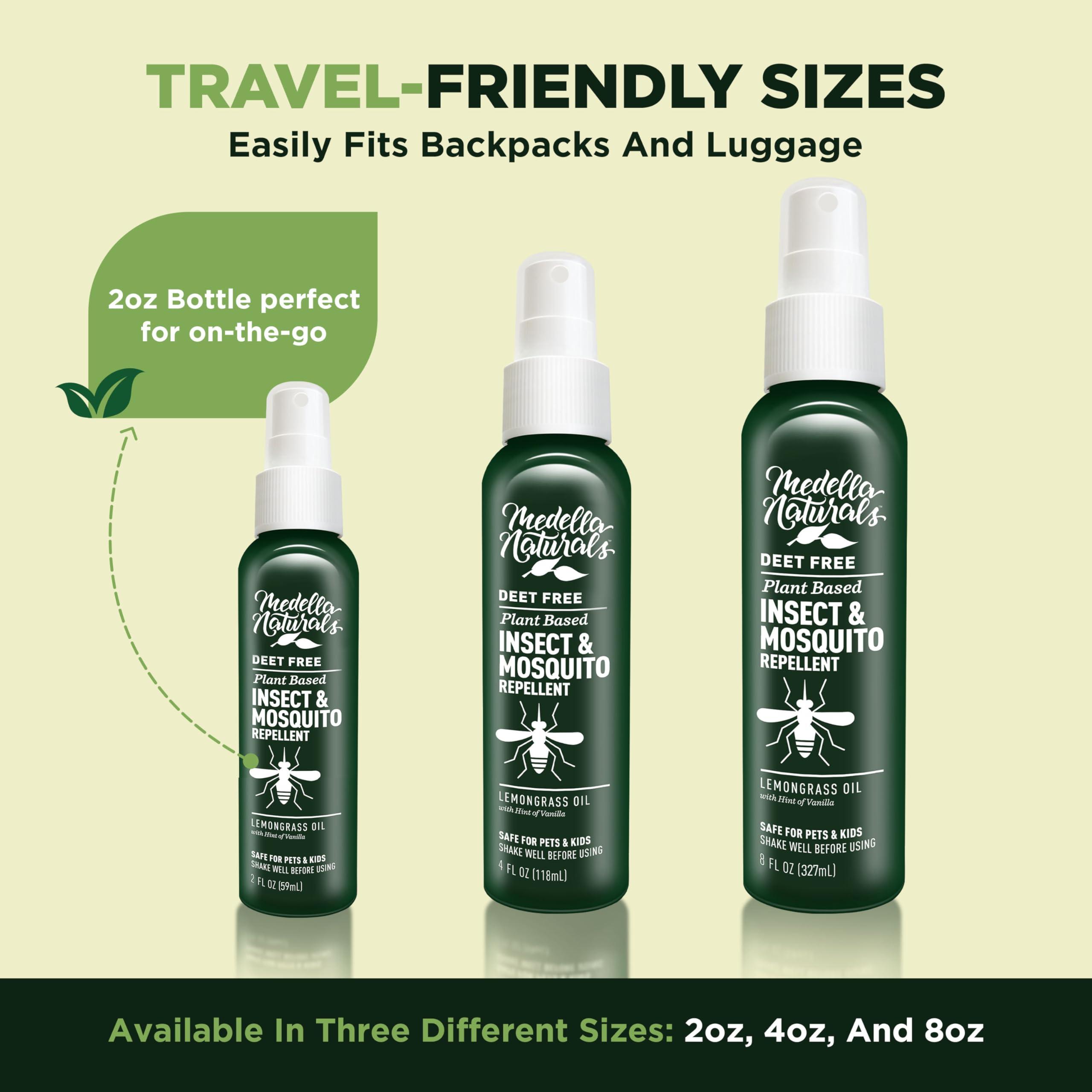 Deet-free Insect & Mosquito Repellent Travel Pack (2, 4, 8oz) – Nice Smelling Insect Repellent with Lemongrass Oil Safe for Pets and Kids – Bug Spray for Mosquitoes, Gnats, Black Flies, and No-see-ums - Image 8