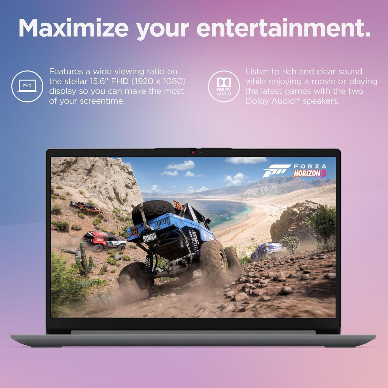 Lenovo 2025 Touchscreen Laptop, 40GB RAM, 1.5TB SSD (1TB PCIe SSD withHP P500 512GB Portable SSD), Intel Core i3-1215U CPU, Windows 11, Business and Home Lover Laptop with Microsoft Office Suite - Image 5
