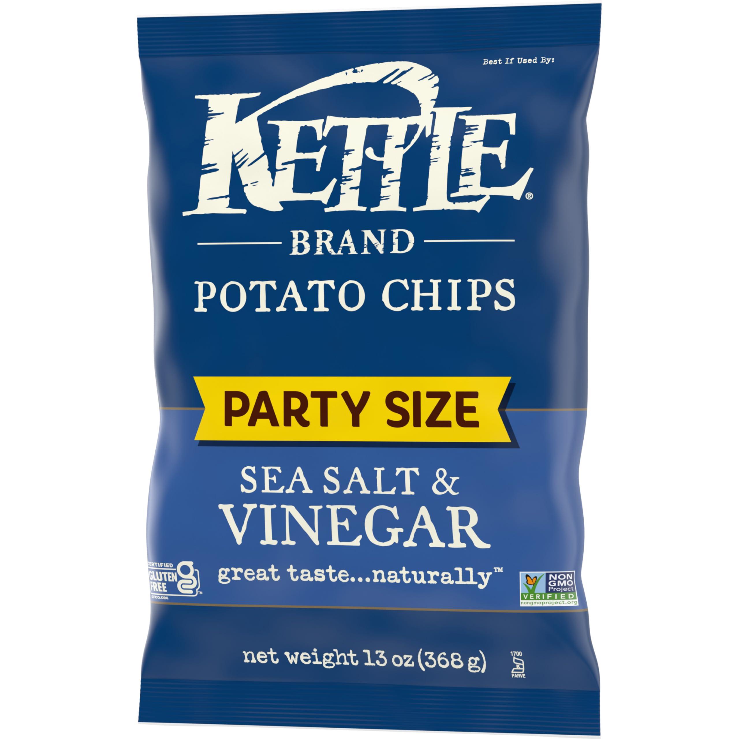 Kettle Brand Potato Chips Sea Salt & Vinegar Kettle Chips, 13 Oz - Image 8